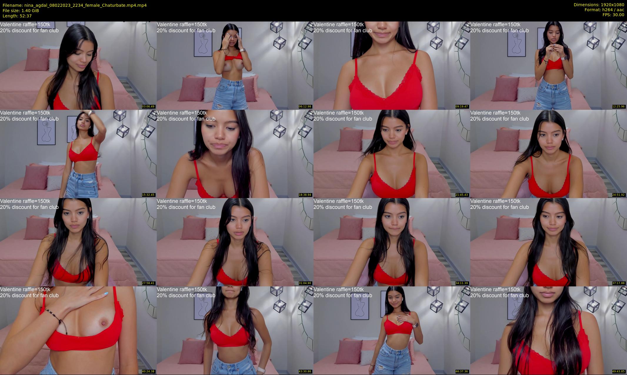 nina_agdal — 53 minute Chaturbate female cam show recording, 1080p, Feb 8, 2023