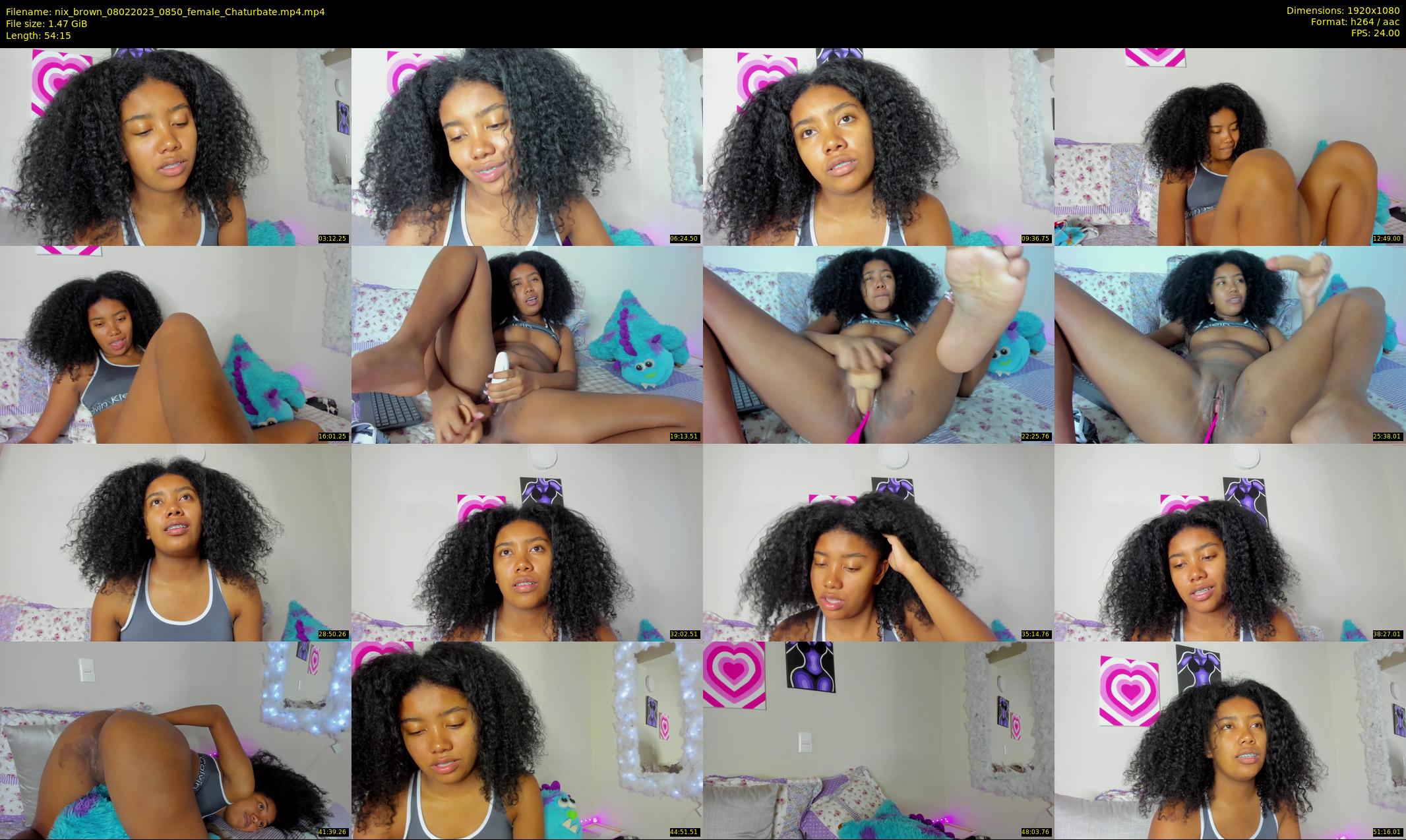 nix_brown — 55 minute Chaturbate female cam show recording, 1080p, Feb 8, 2023