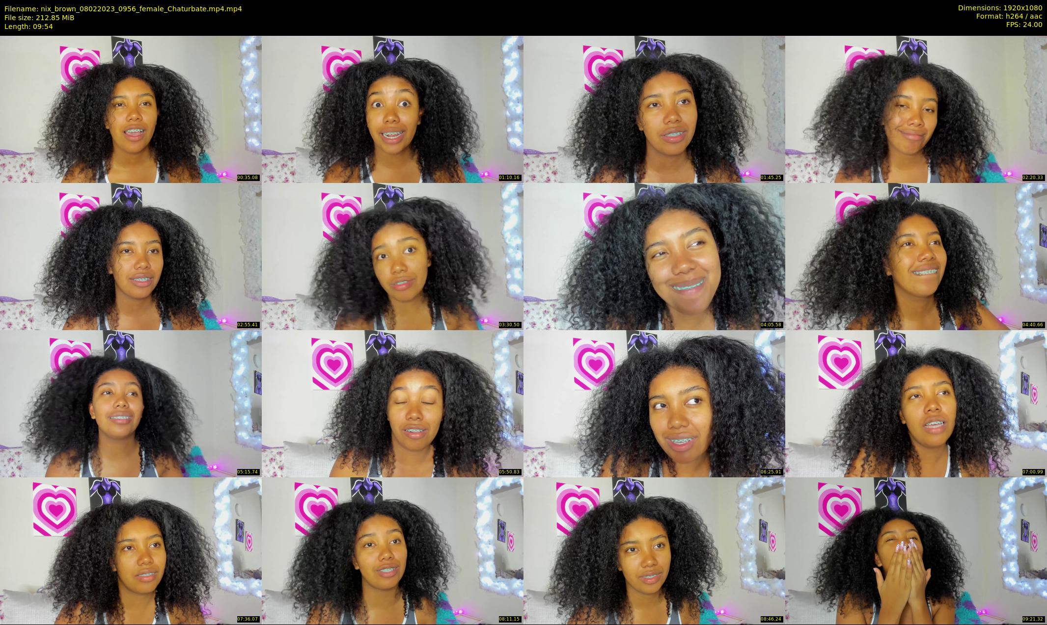 nix_brown — 10 minute Chaturbate female cam show recording, 1080p, Feb 8, 2023