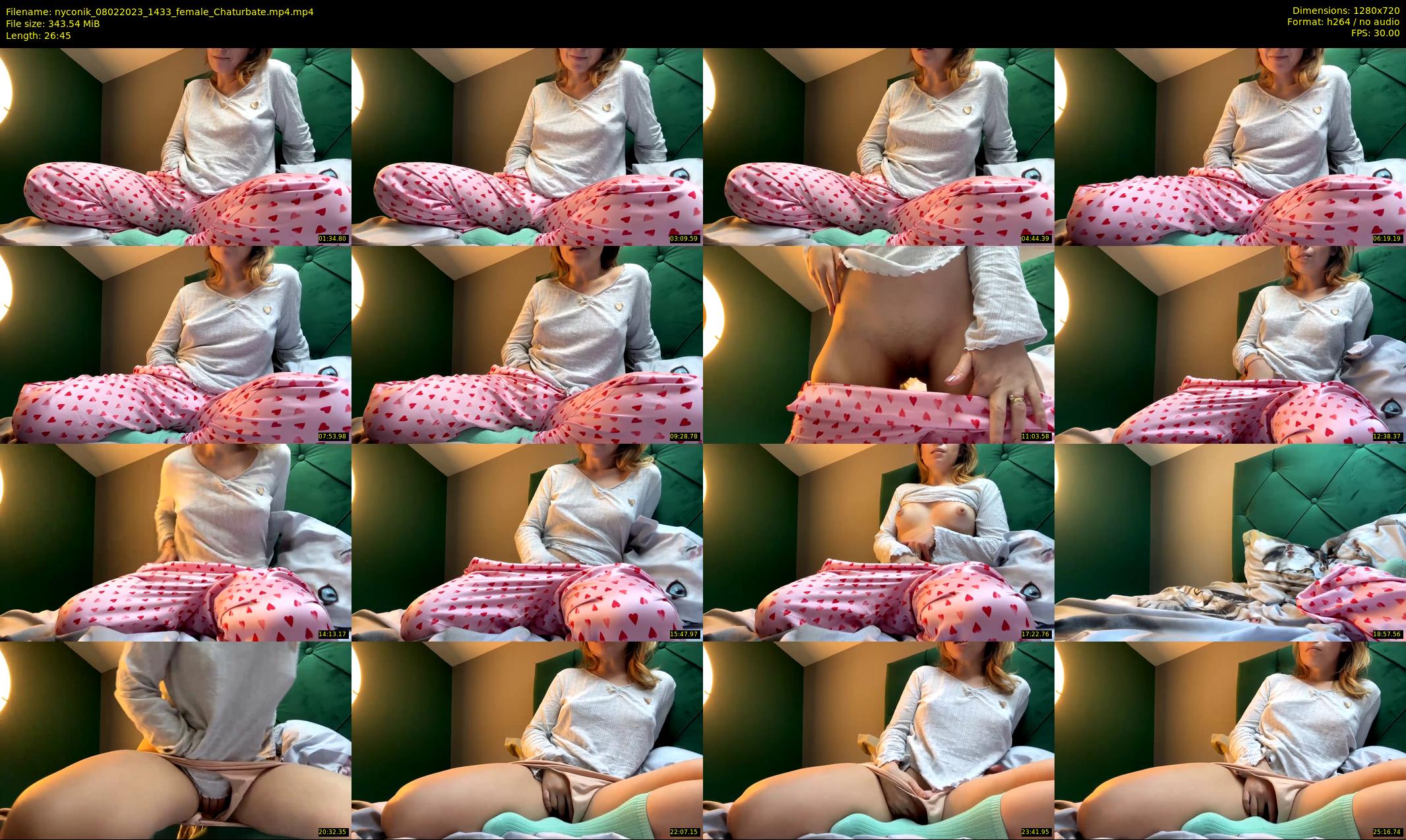 nyconik — 27 minute Chaturbate female cam show recording, 720p, Feb 8, 2023