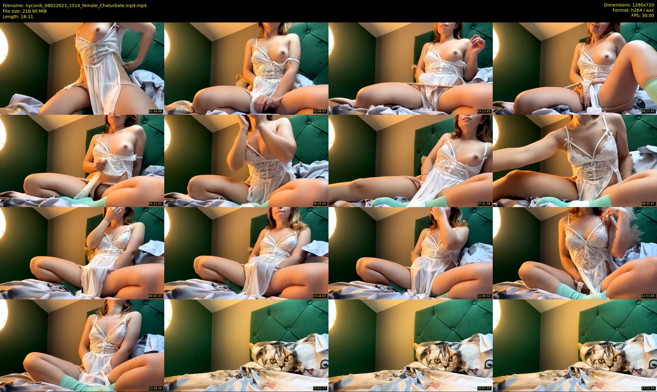 nyconik — 19 minute Chaturbate female cam show recording, 720p, Feb 8, 2023