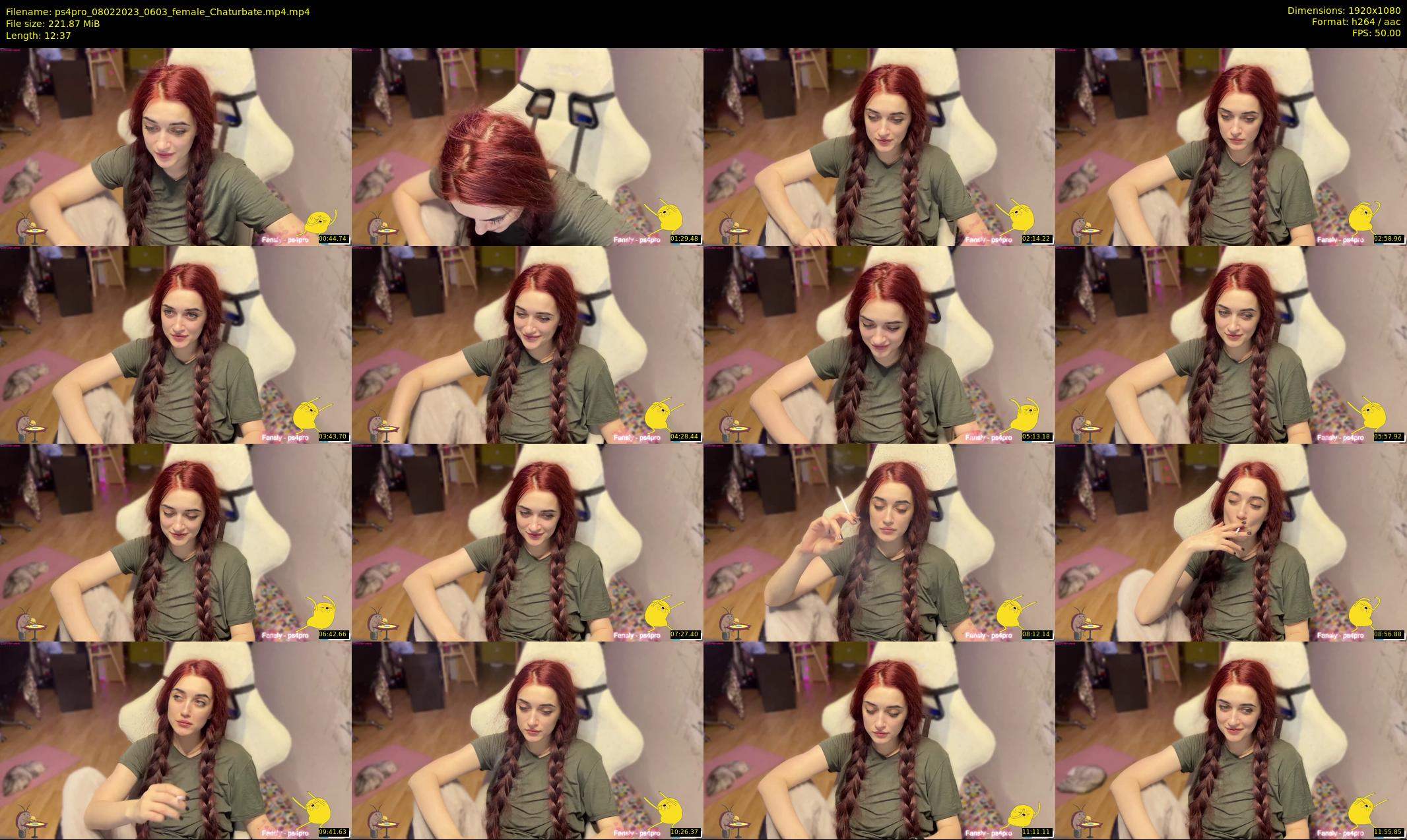 ps4pro — 13 minute Chaturbate female cam show recording, 1080p, Feb 8, 2023