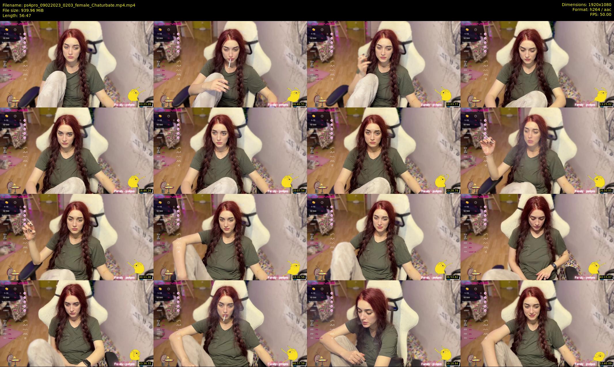 ps4pro — 57 minute Chaturbate female cam show recording, 1080p, Feb 9, 2023
