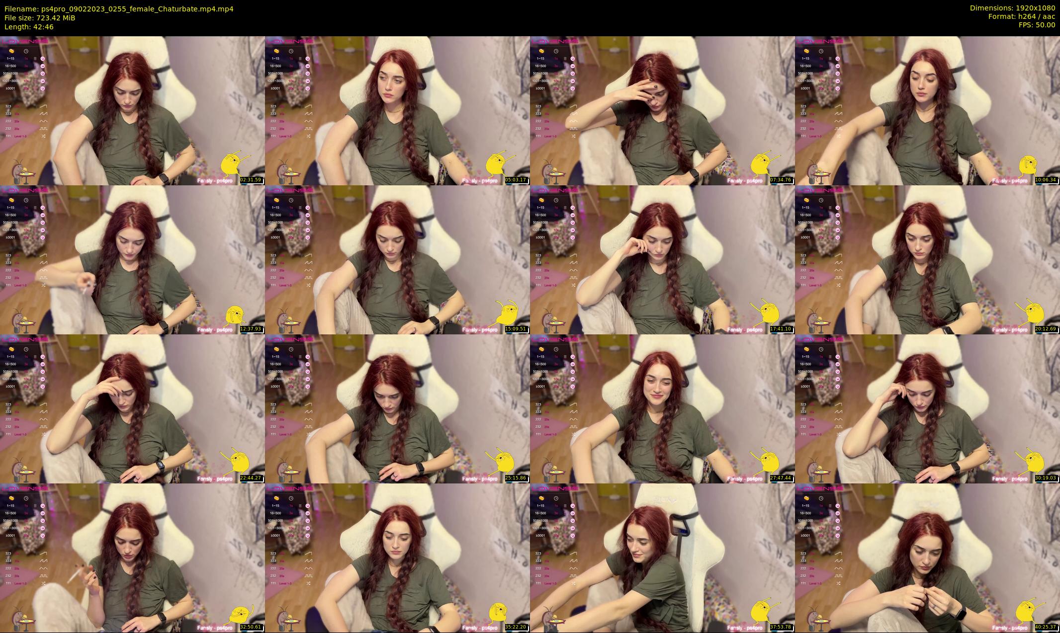 ps4pro — 43 minute Chaturbate female cam show recording, 1080p, Feb 9, 2023