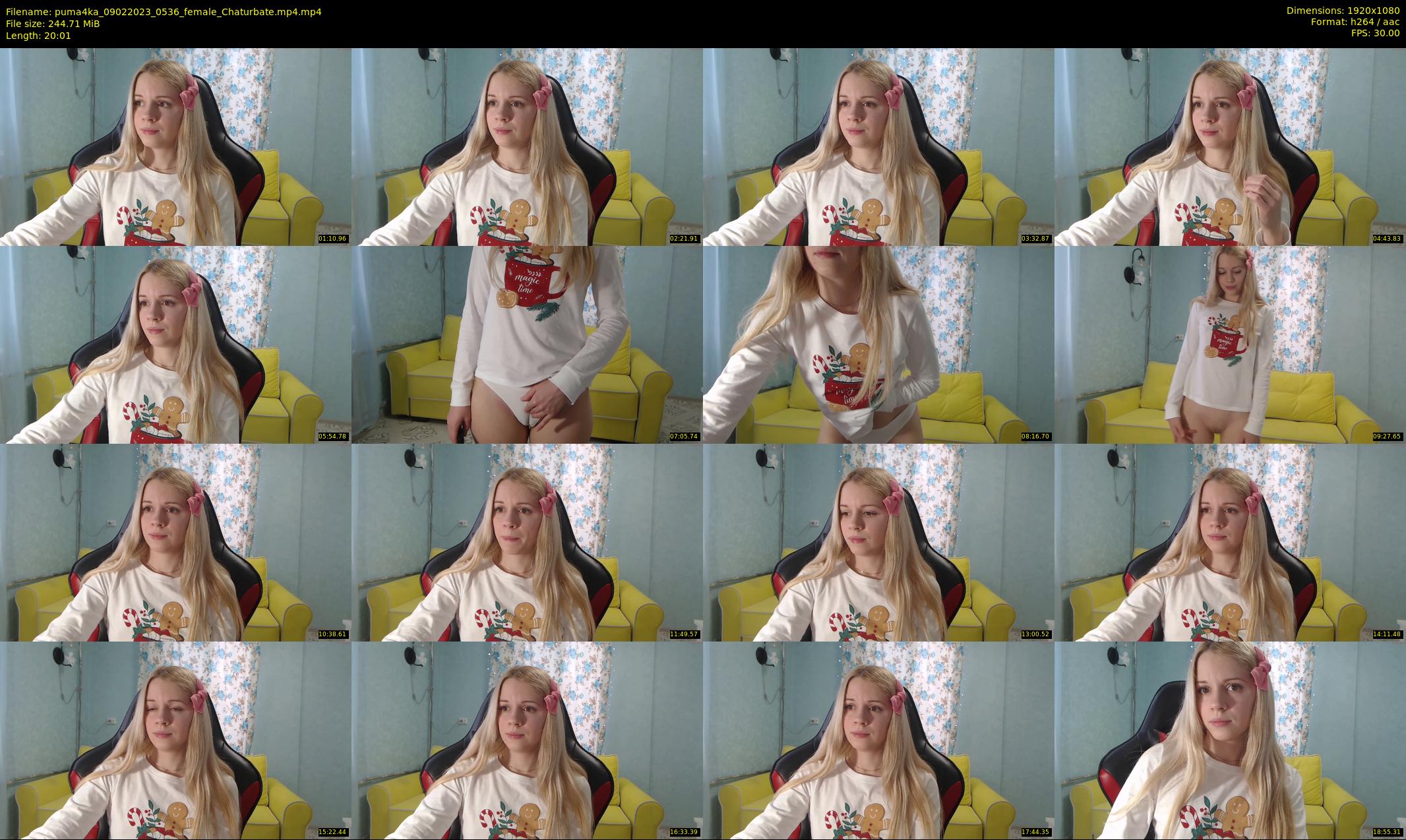 puma4ka — 21 minute Chaturbate female cam show recording, 1080p, Feb 9, 2023