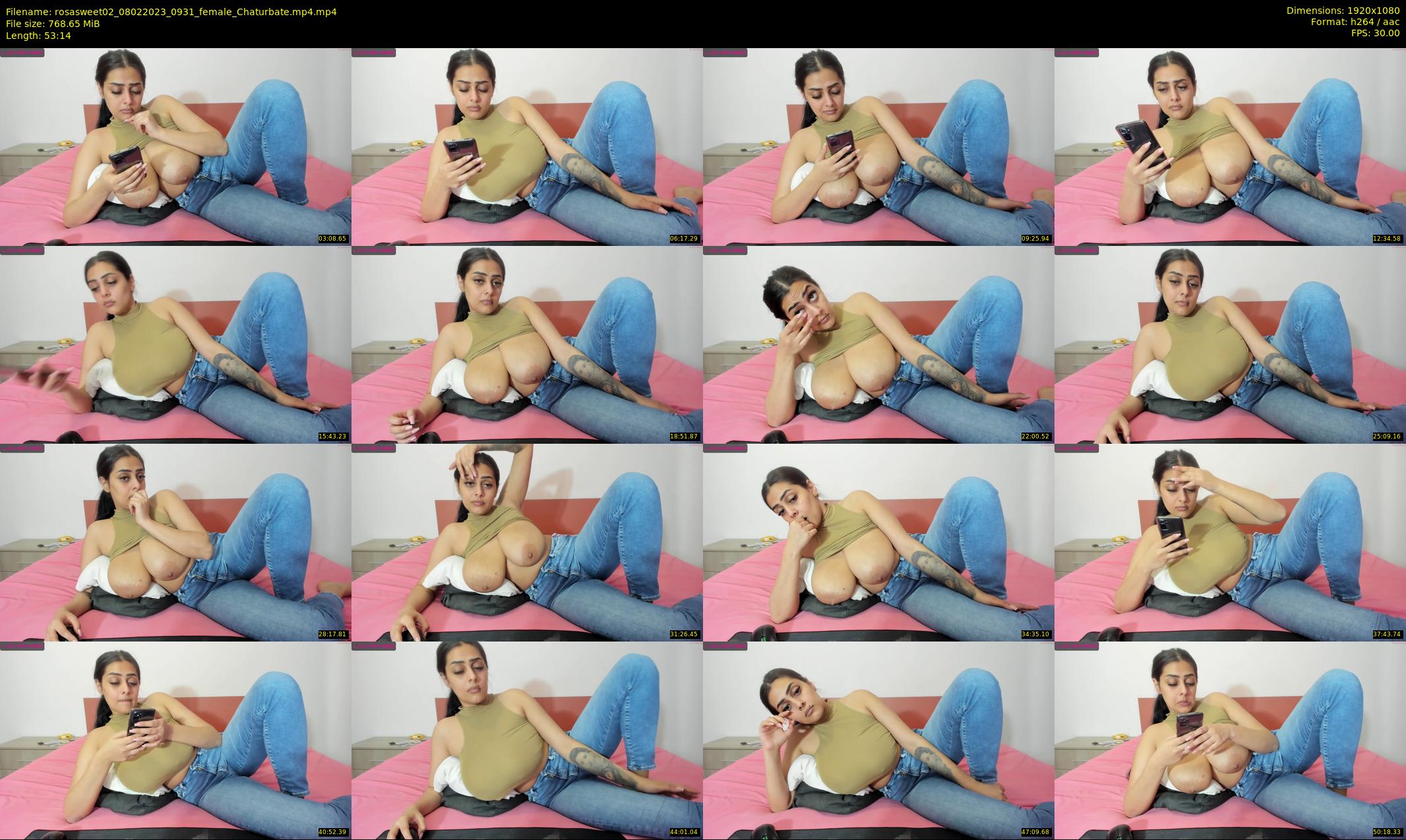 rosasweet02 — 54 minute Chaturbate female cam show recording, 1080p, Feb 8, 2023