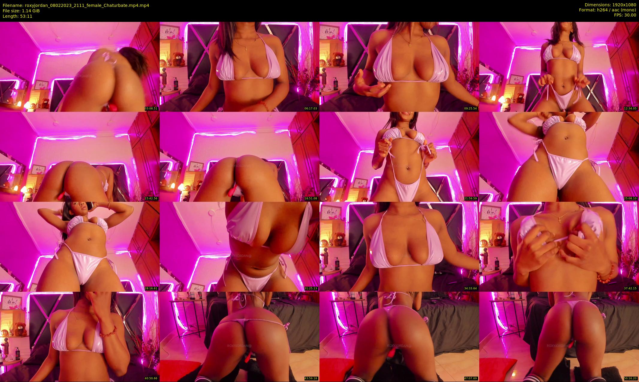 roxyjordan — 54 minute Chaturbate female cam show recording, 1080p, Feb 8, 2023