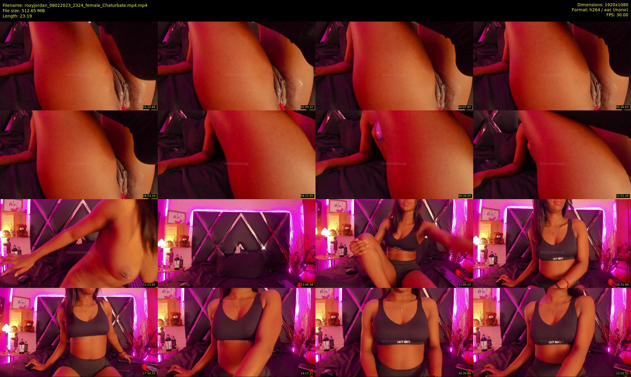 roxyjordan — 24 minute Chaturbate female cam show recording, 1080p, Feb 8, 2023