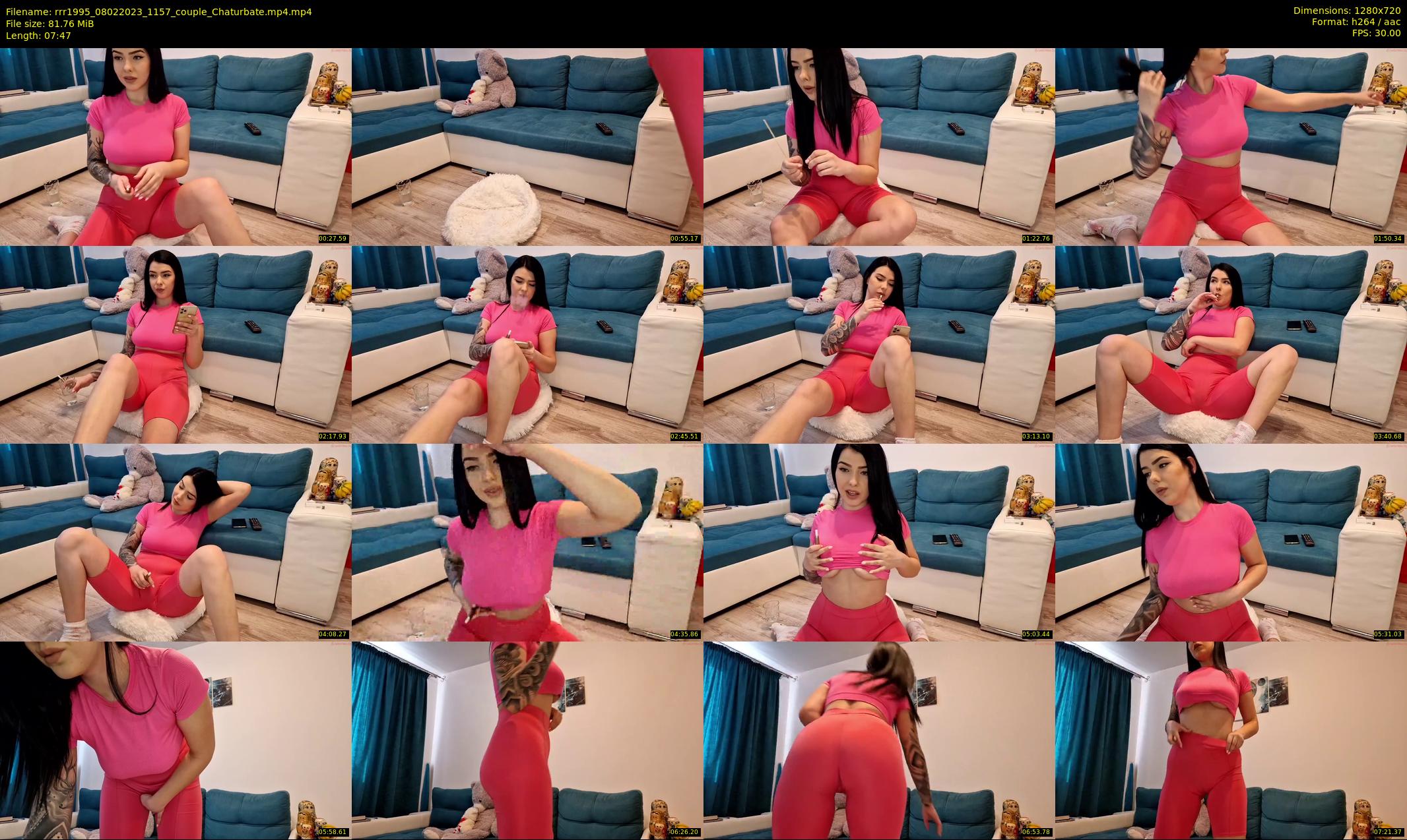 rrr1995 — 8 minute Chaturbate couple cam show recording, 720p, Feb 8, 2023