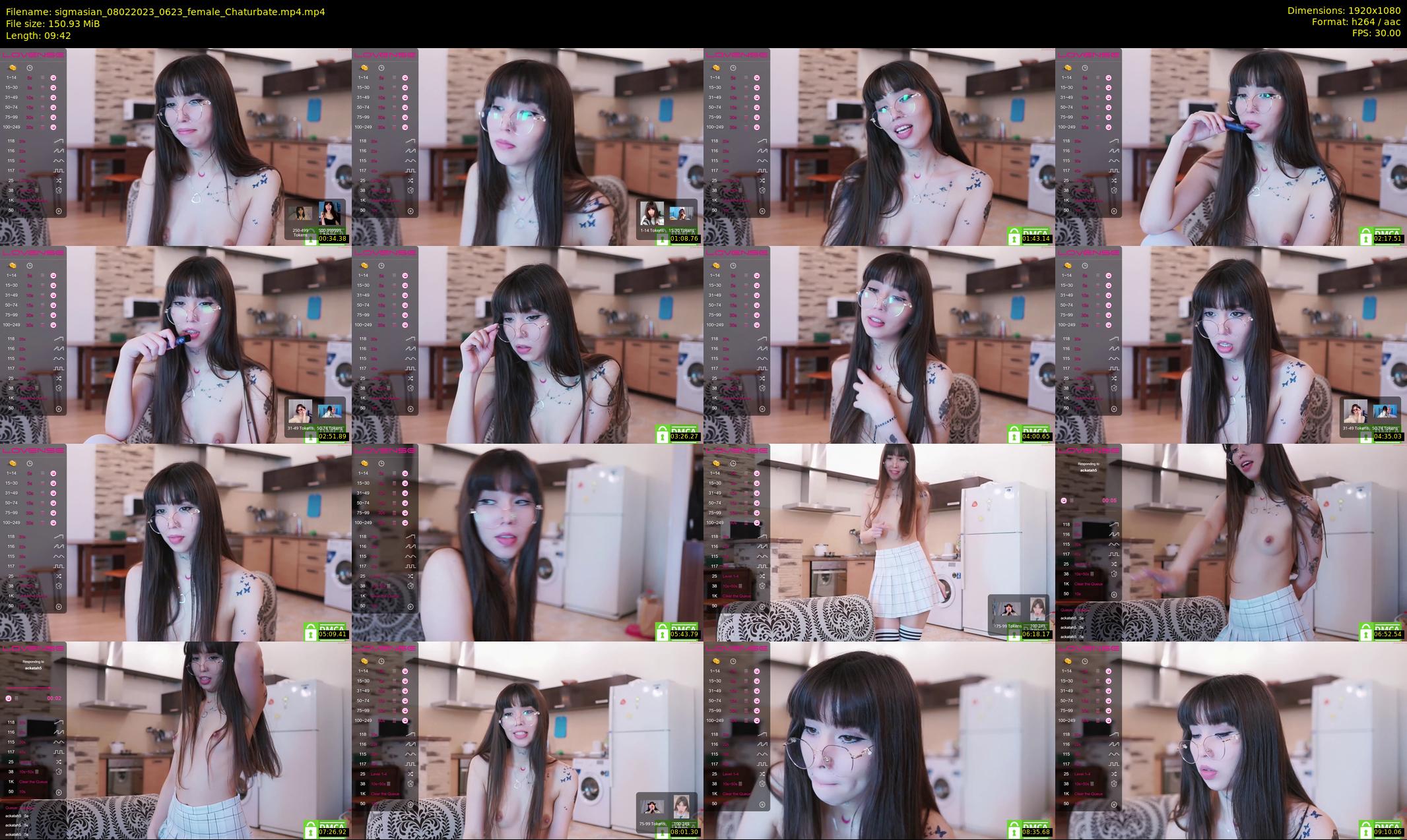 sigmasian — 10 minute Chaturbate female cam show recording, 1080p, Feb 8, 2023