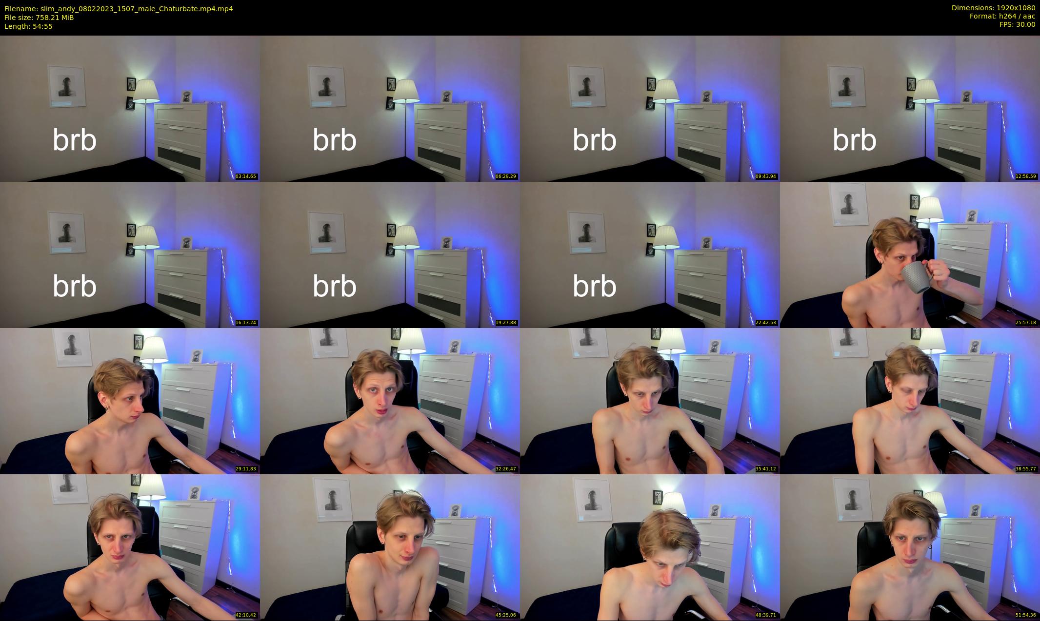 slim_andy — 55 minute Chaturbate male cam show recording, 1080p, Feb 8, 2023