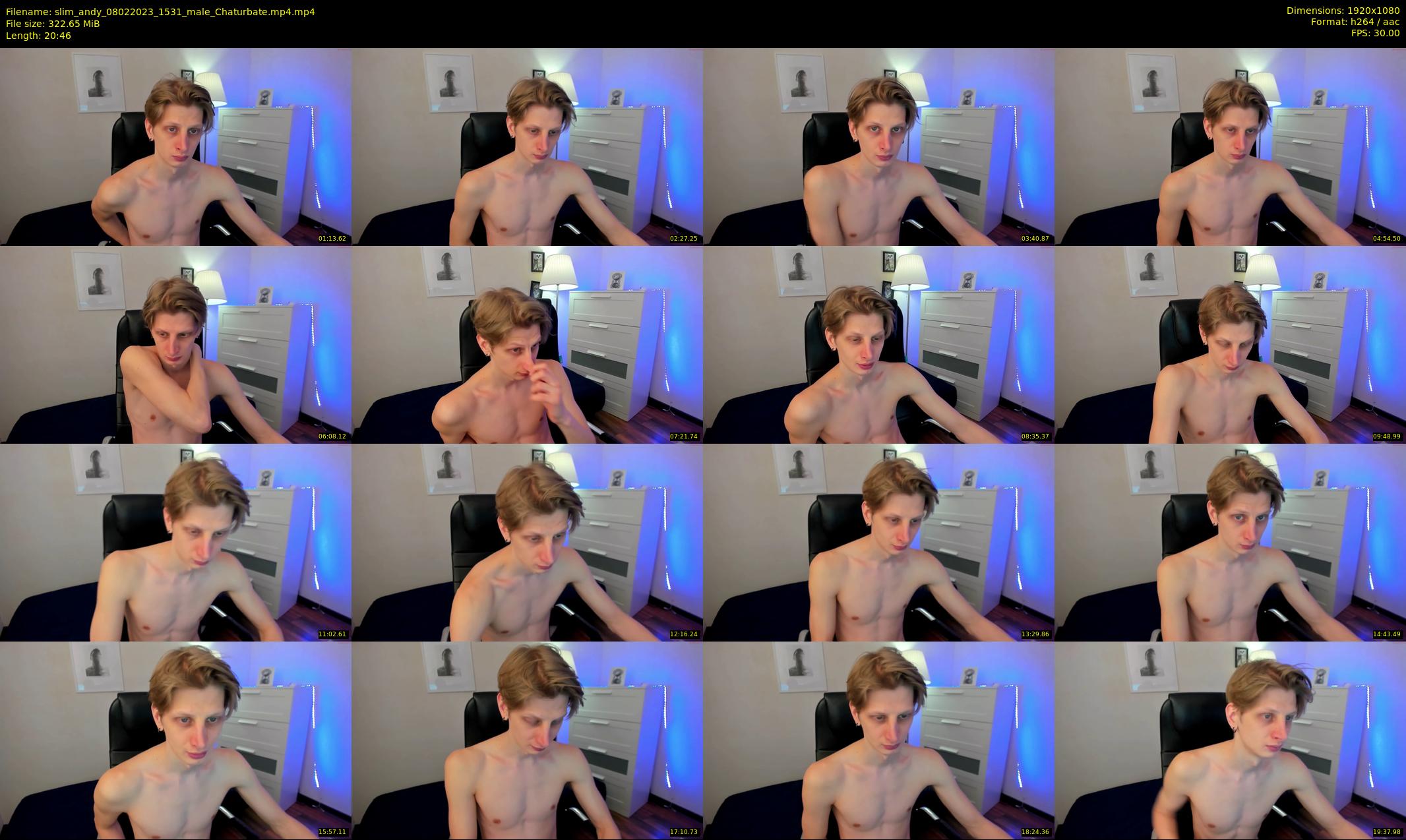 slim_andy — 21 minute Chaturbate male cam show recording, 1080p, Feb 8, 2023
