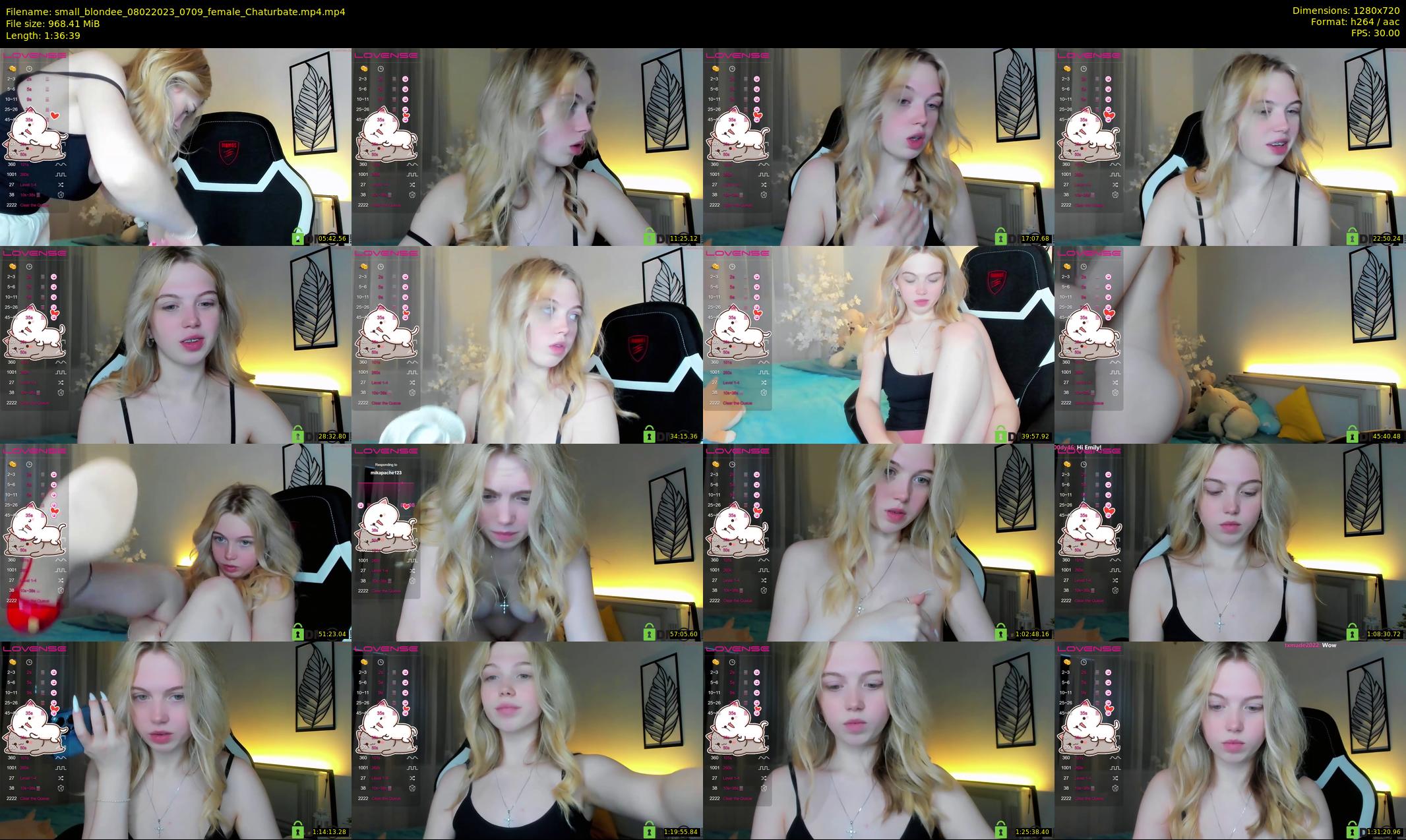 small_blondee — 97 minute Chaturbate female cam show recording, 720p, Feb 8, 2023