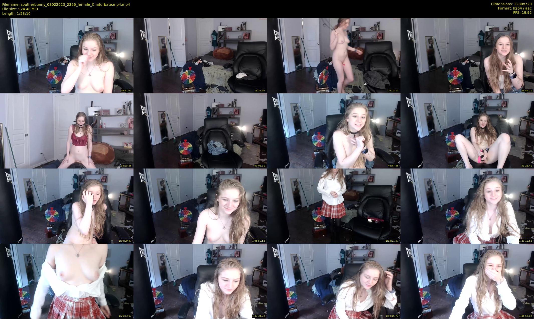 southerbunny — 114 minute Chaturbate female cam show recording, 720p, Feb 8, 2023