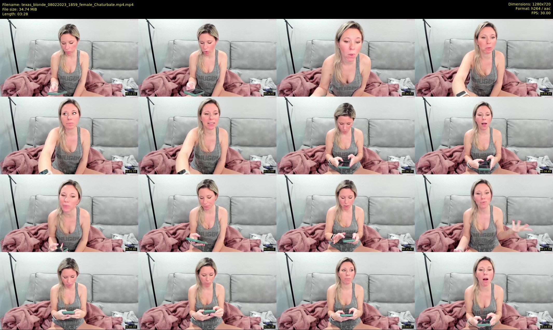 texas_blonde — 4 minute Chaturbate female cam show recording, 720p, Feb 8, 2023