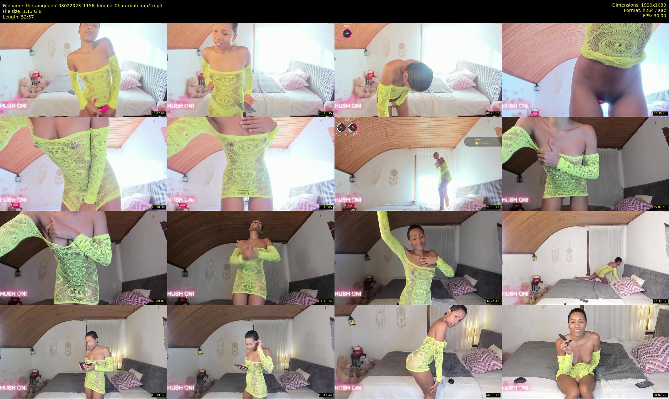 therainqueen — 53 minute Chaturbate female cam show recording, 1080p, Feb 8, 2023