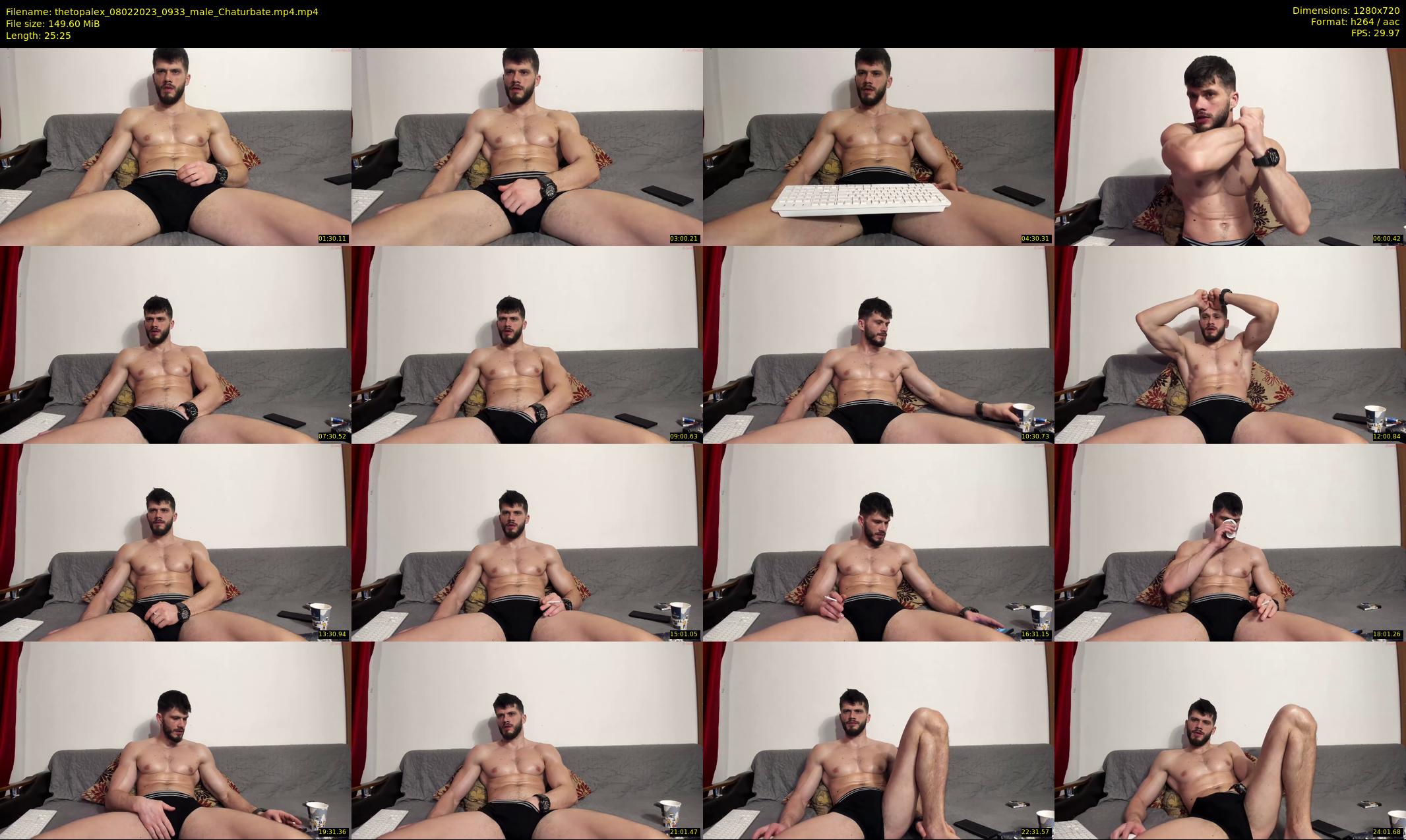 thetopalex — 26 minute Chaturbate male cam show recording, 720p, Feb 8, 2023