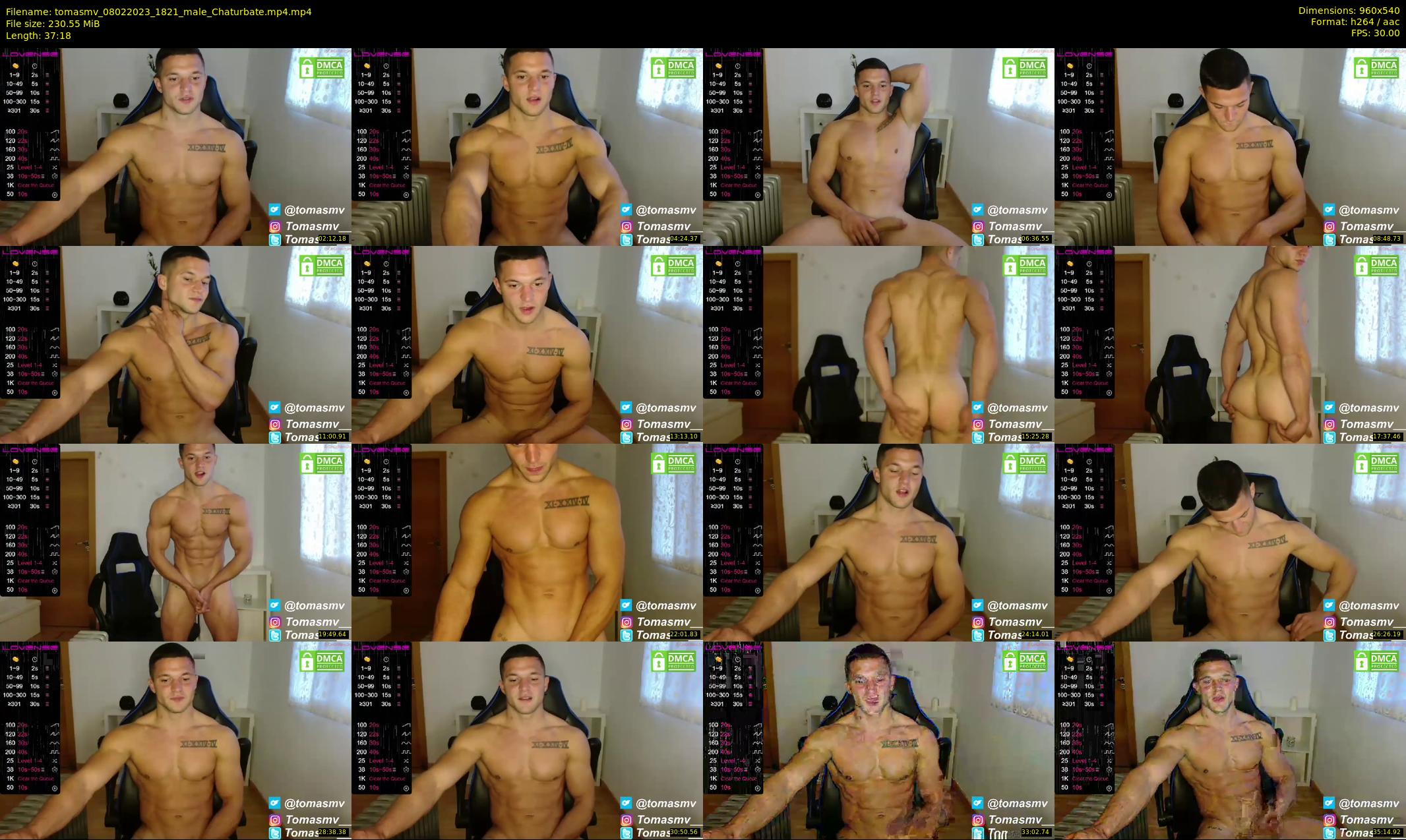 tomasmv — 38 minute Chaturbate male cam show recording, 480p, Feb 8, 2023