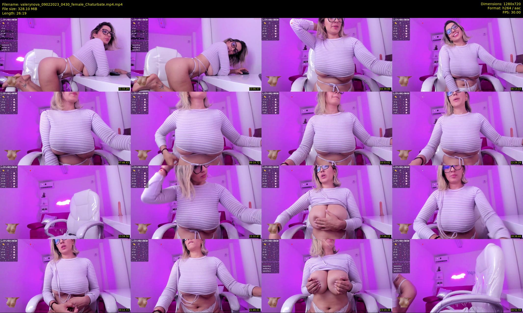 valerynova — 27 minute Chaturbate female cam show recording, 720p, Feb 9, 2023