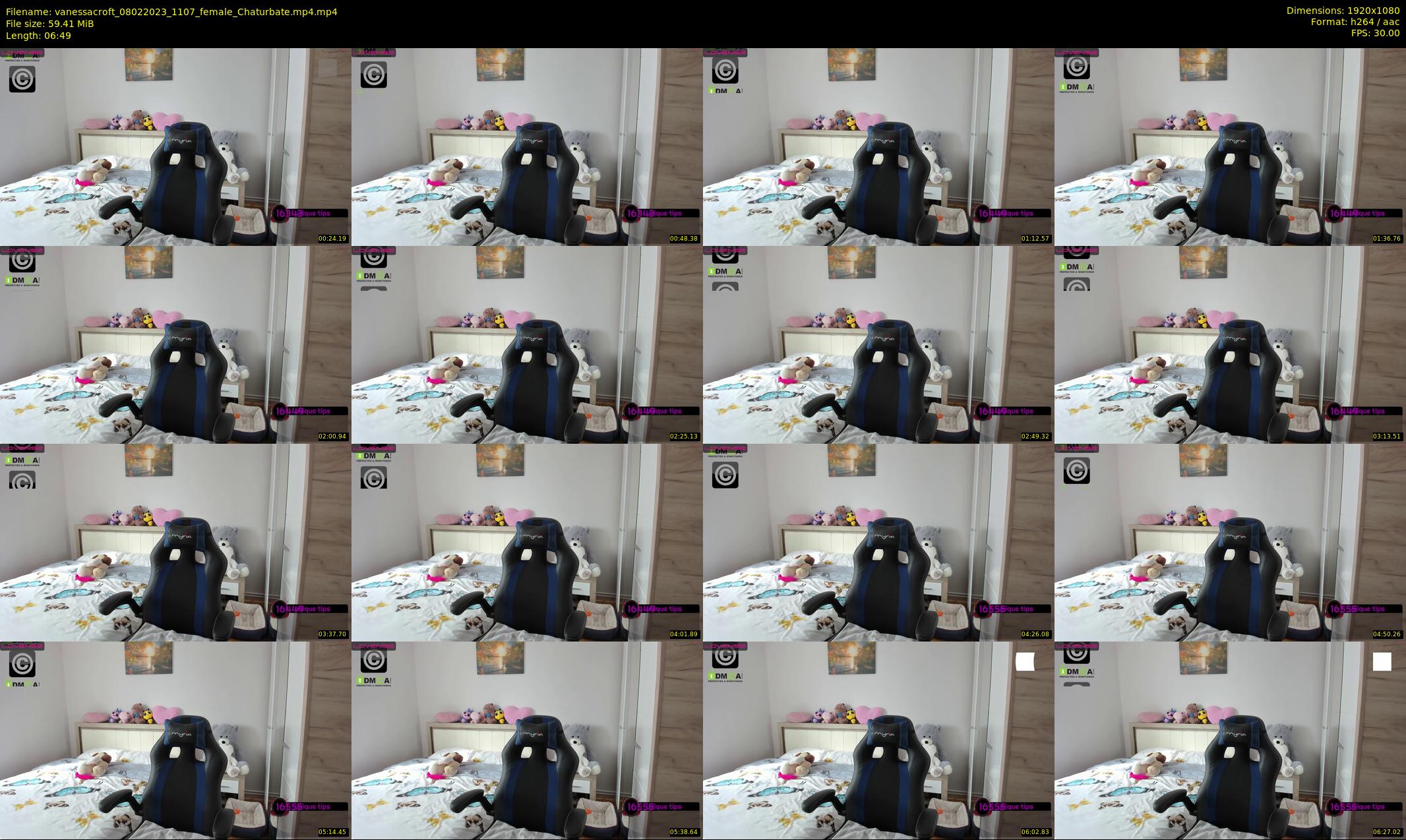 vanessacroft — 7 minute Chaturbate female cam show recording, 1080p, Feb 8, 2023