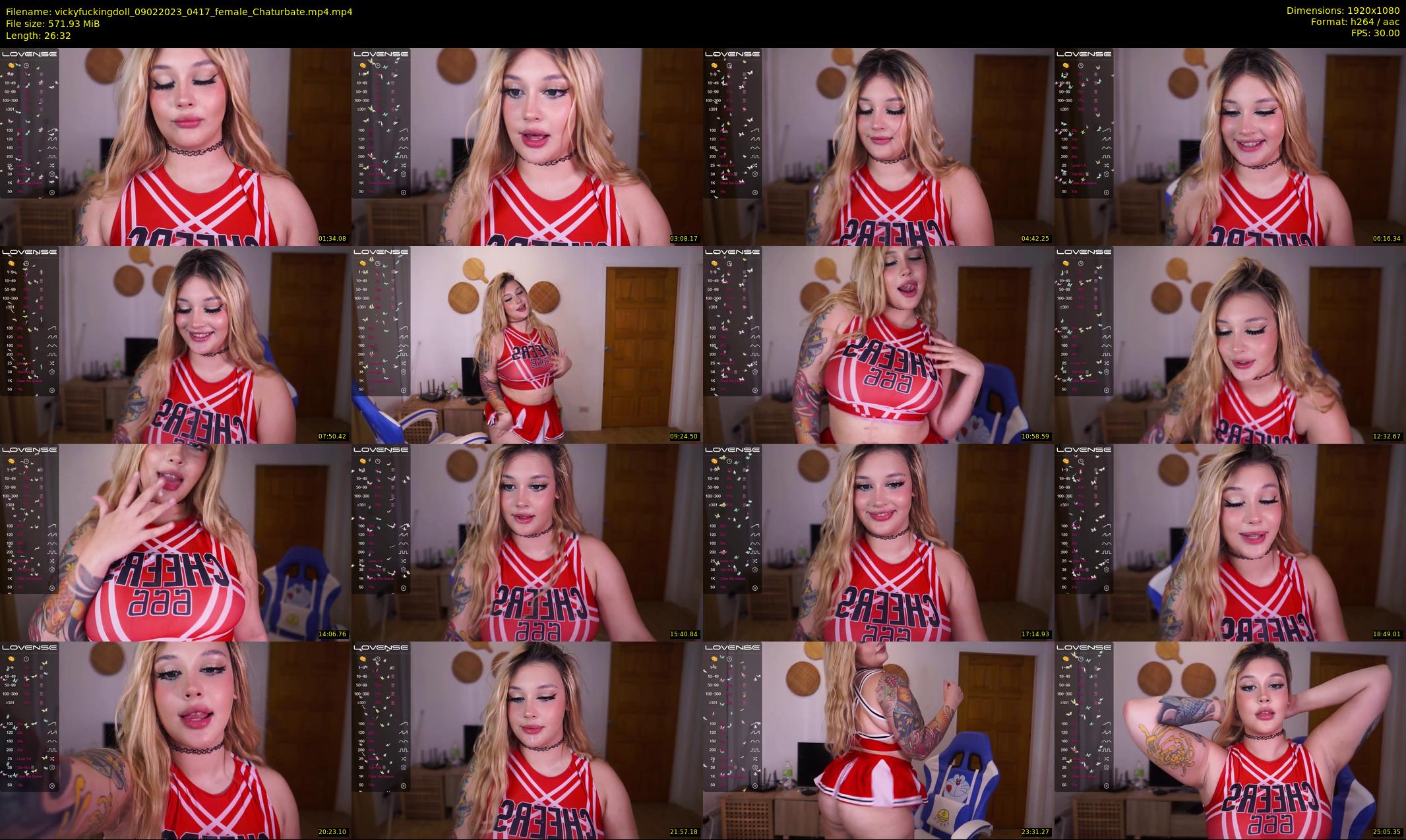 vickyfuckingdoll — 27 minute Chaturbate female cam show recording, 1080p, Feb 9, 2023