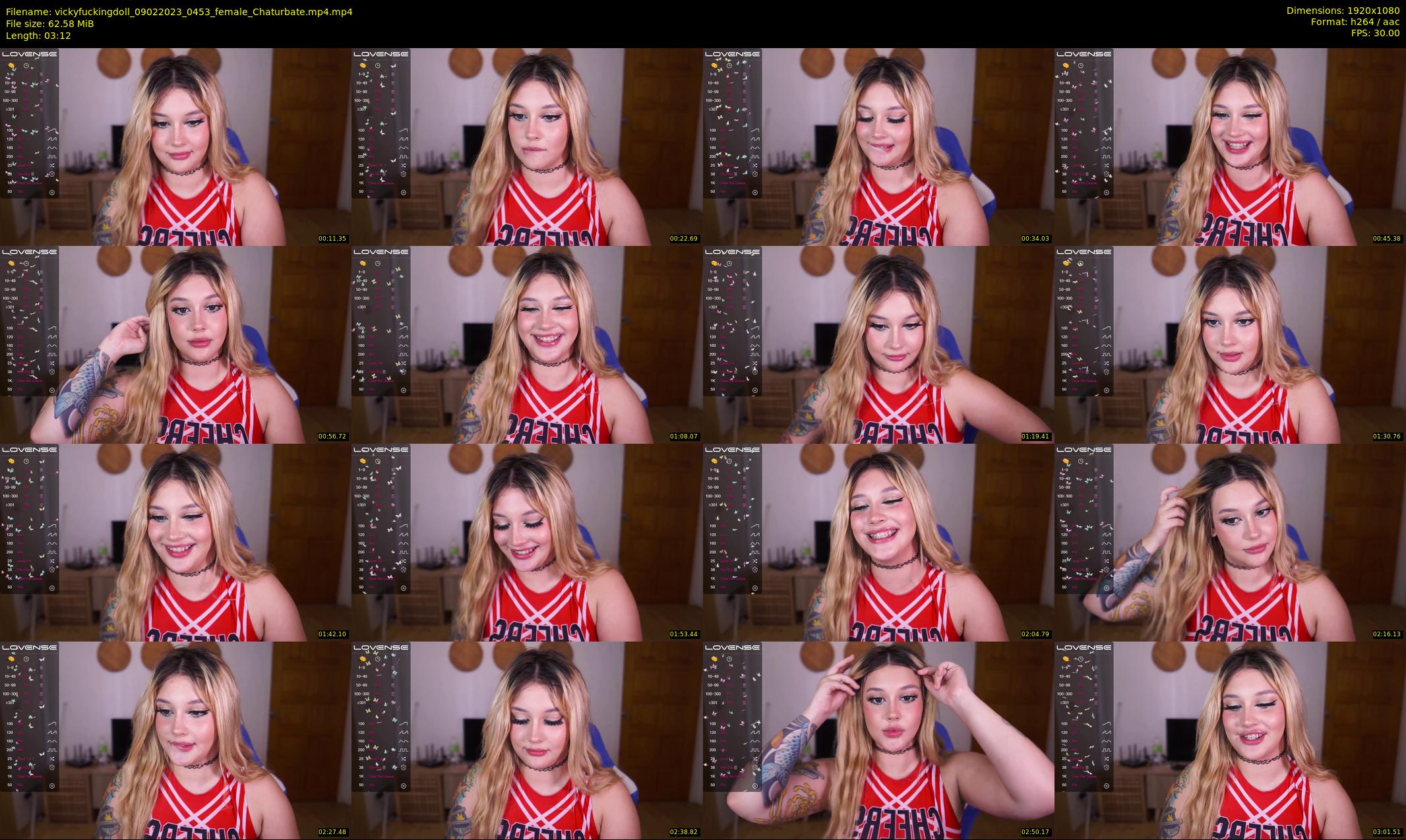 vickyfuckingdoll — 4 minute Chaturbate female cam show recording, 1080p, Feb 9, 2023