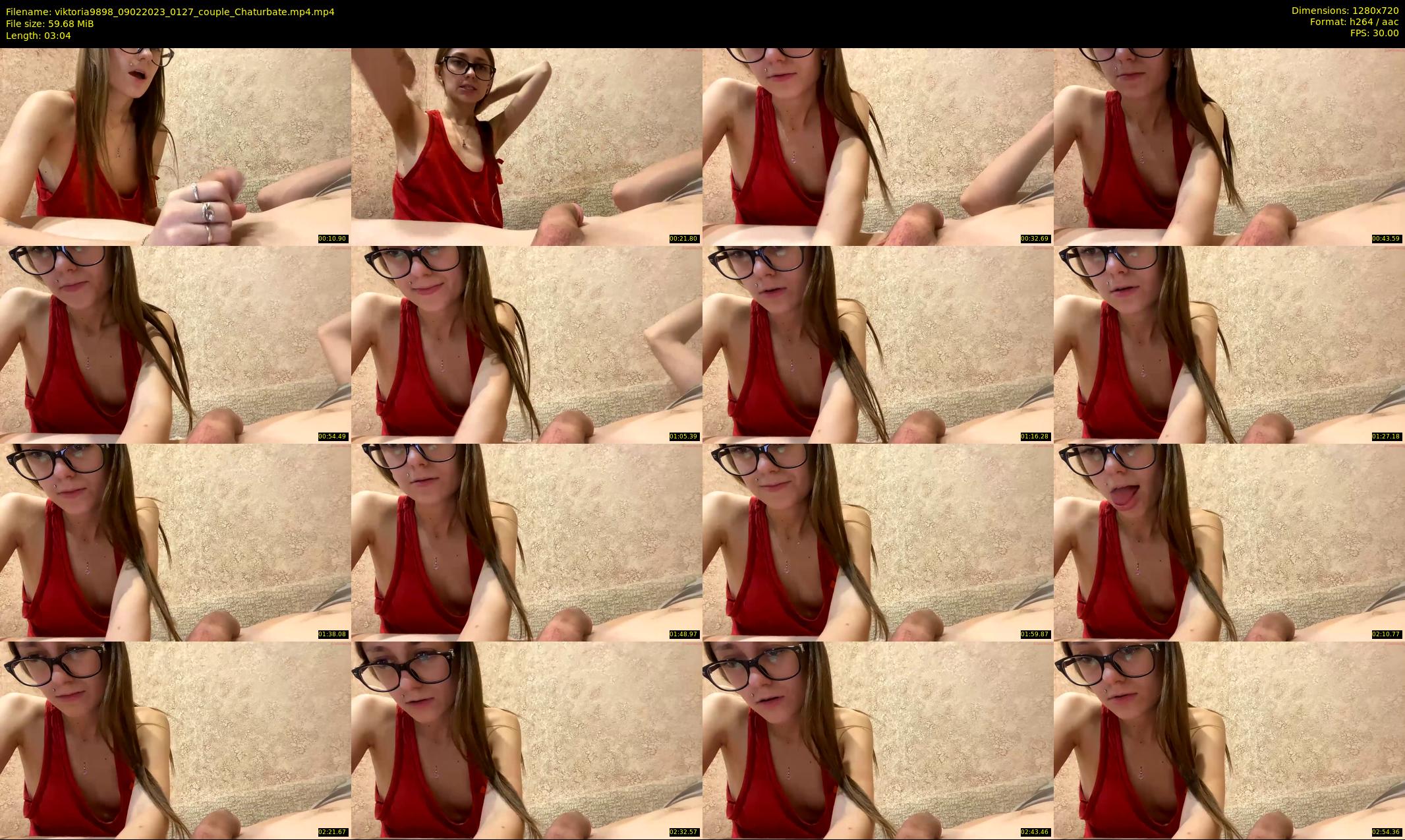 viktoria9898 — 4 minute Chaturbate couple cam show recording, 720p, Feb 9, 2023