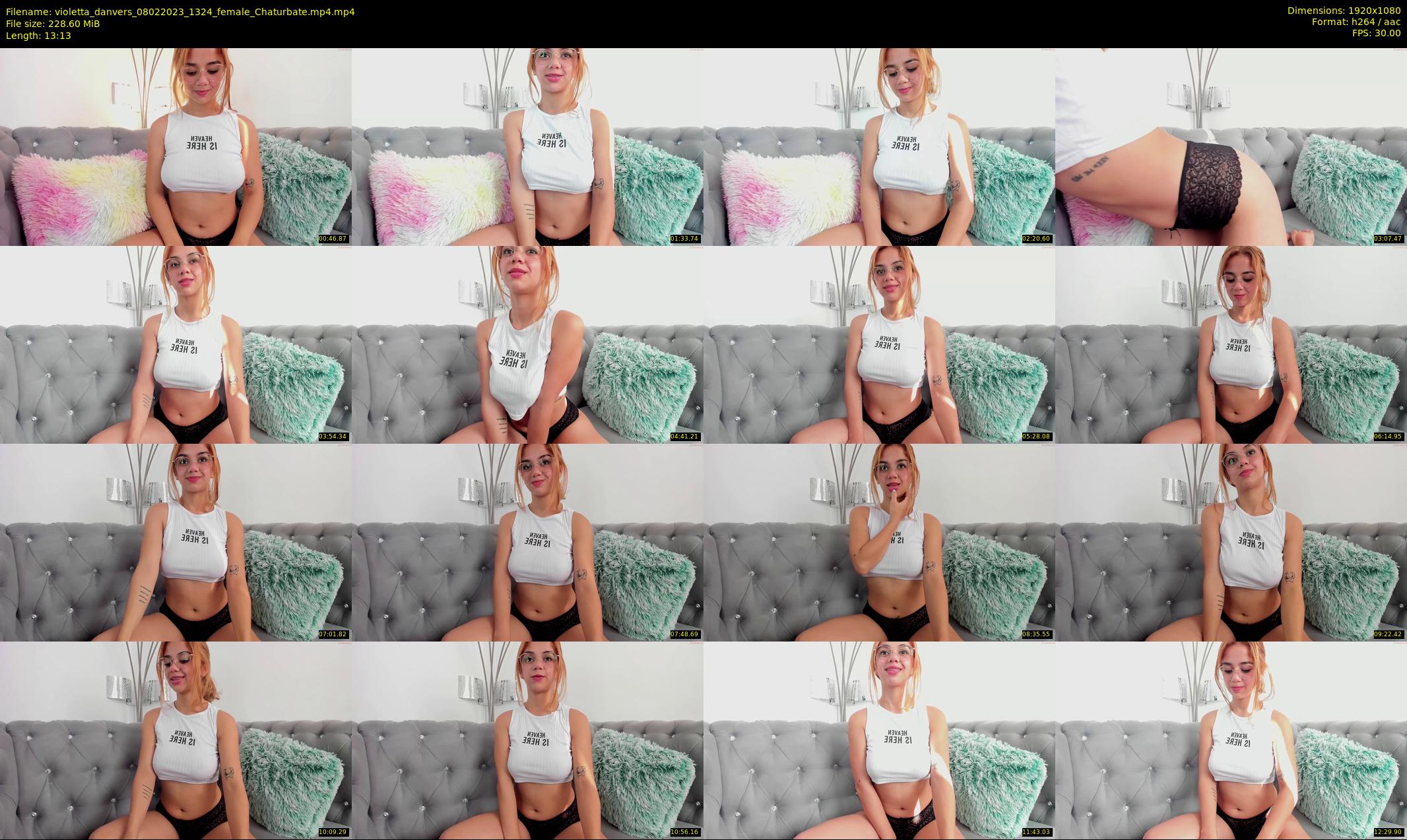 violetta_danvers — 14 minute Chaturbate female cam show recording, 1080p, Feb 8, 2023