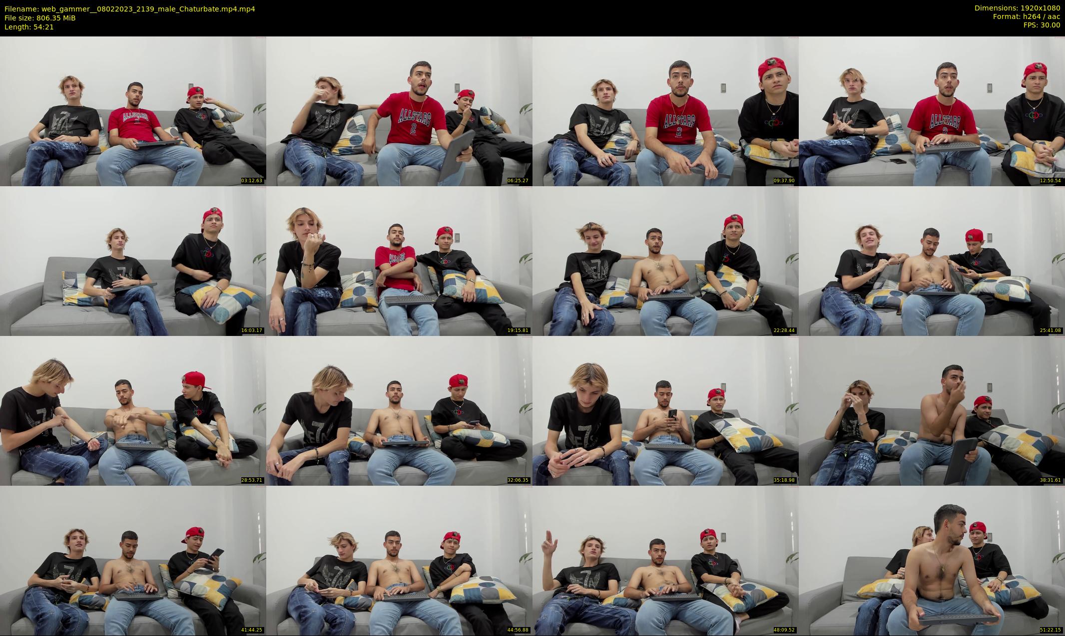 web_gammer_ — 55 minute Chaturbate male cam show recording, 1080p, Feb 8, 2023