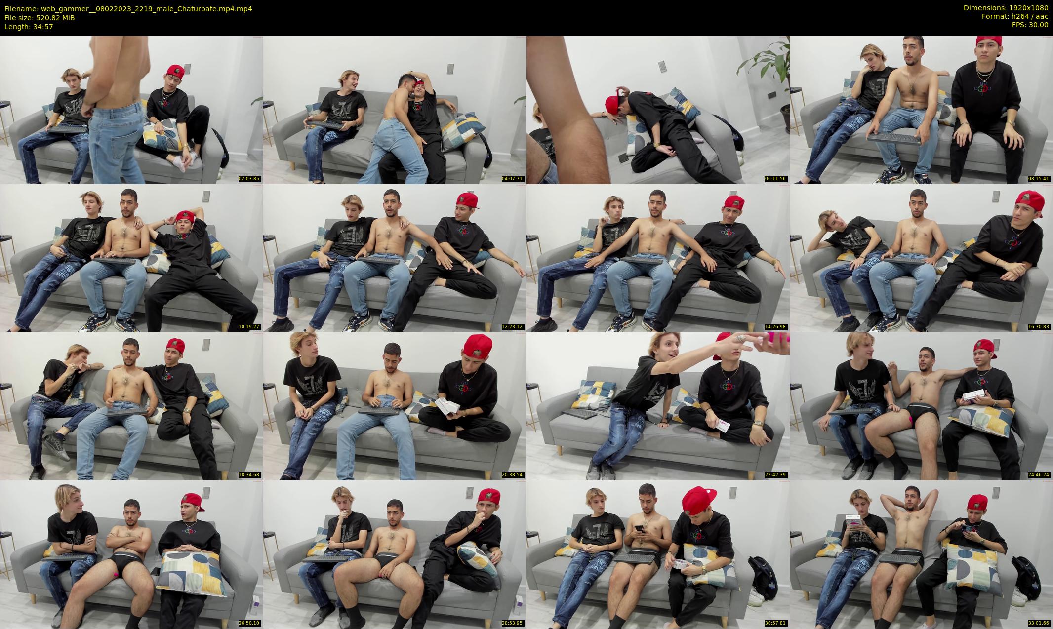 web_gammer_ — 35 minute Chaturbate male cam show recording, 1080p, Feb 8, 2023