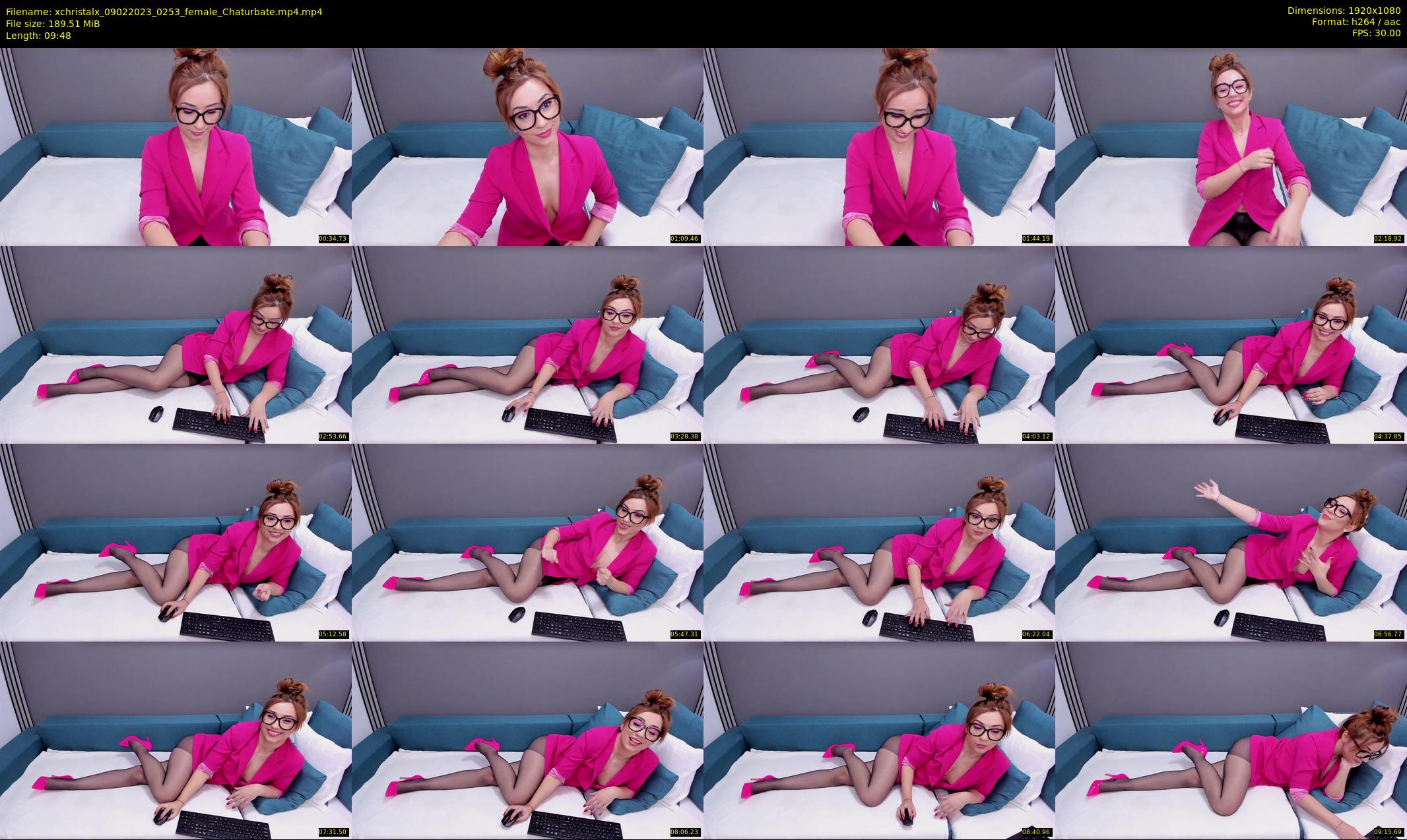 xchristalx — 10 minute Chaturbate female cam show recording, 1080p, Feb 9, 2023