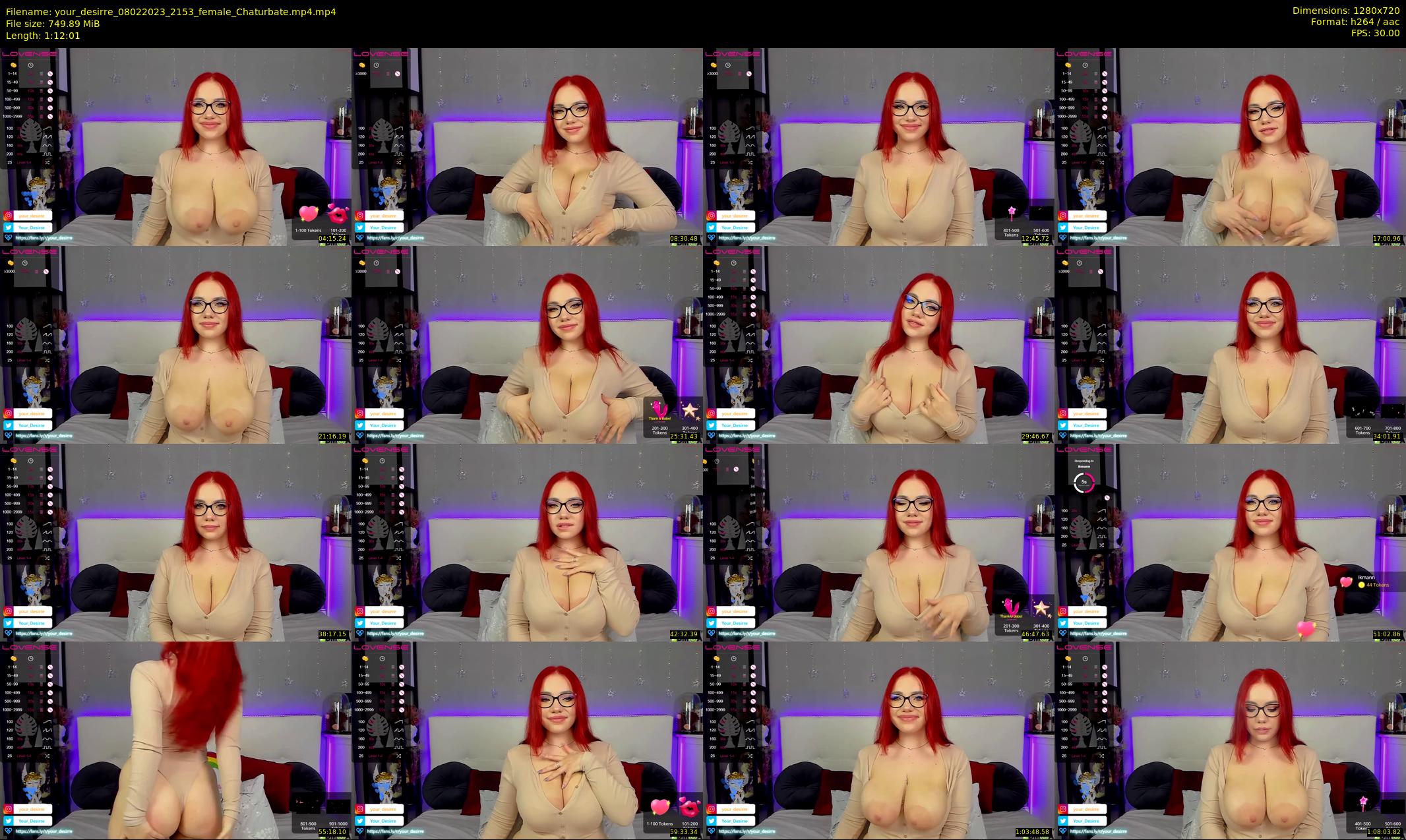 your_desirre — 73 minute Chaturbate female cam show recording, 720p, Feb 8, 2023