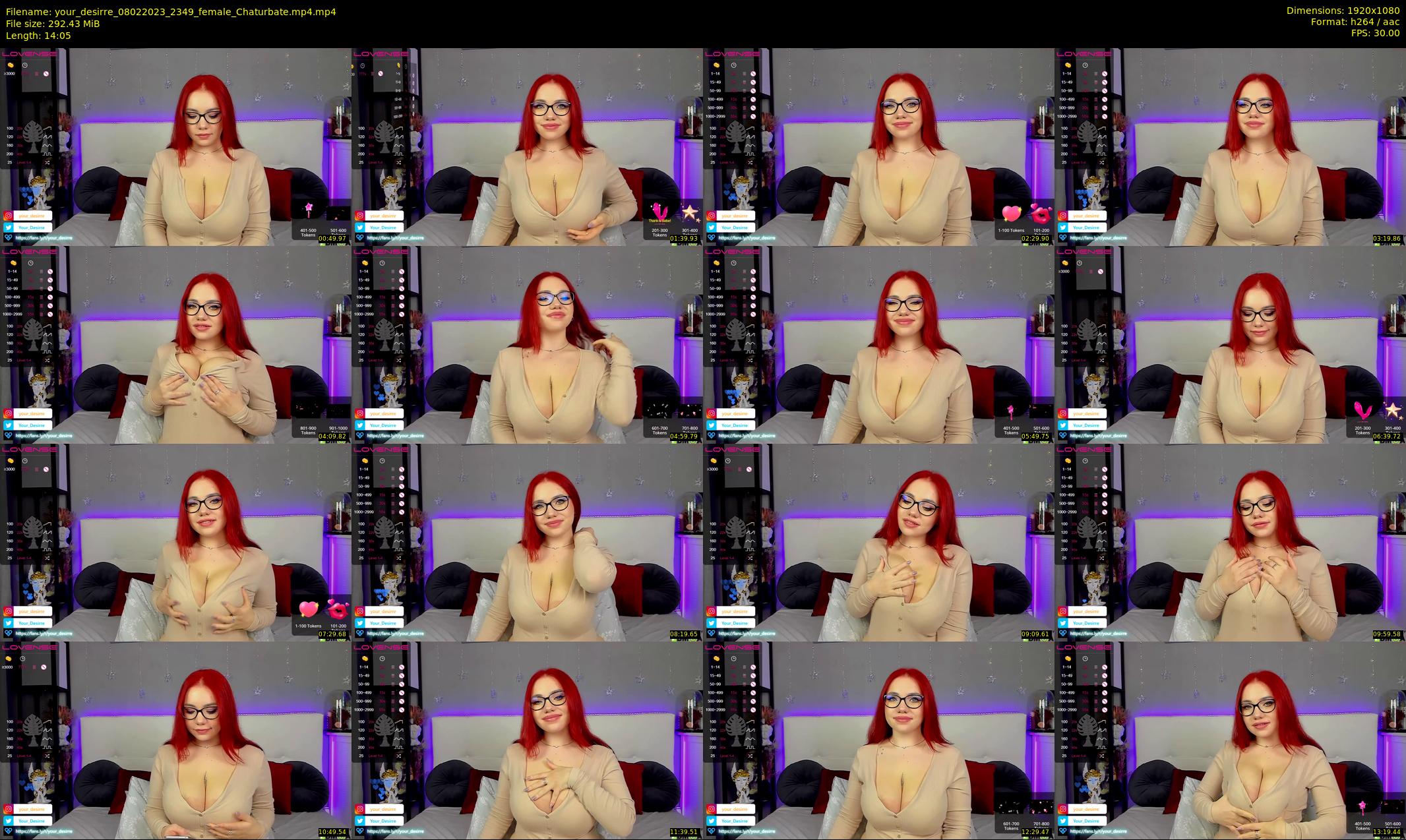 your_desirre — 15 minute Chaturbate female cam show recording, 1080p, Feb 8, 2023