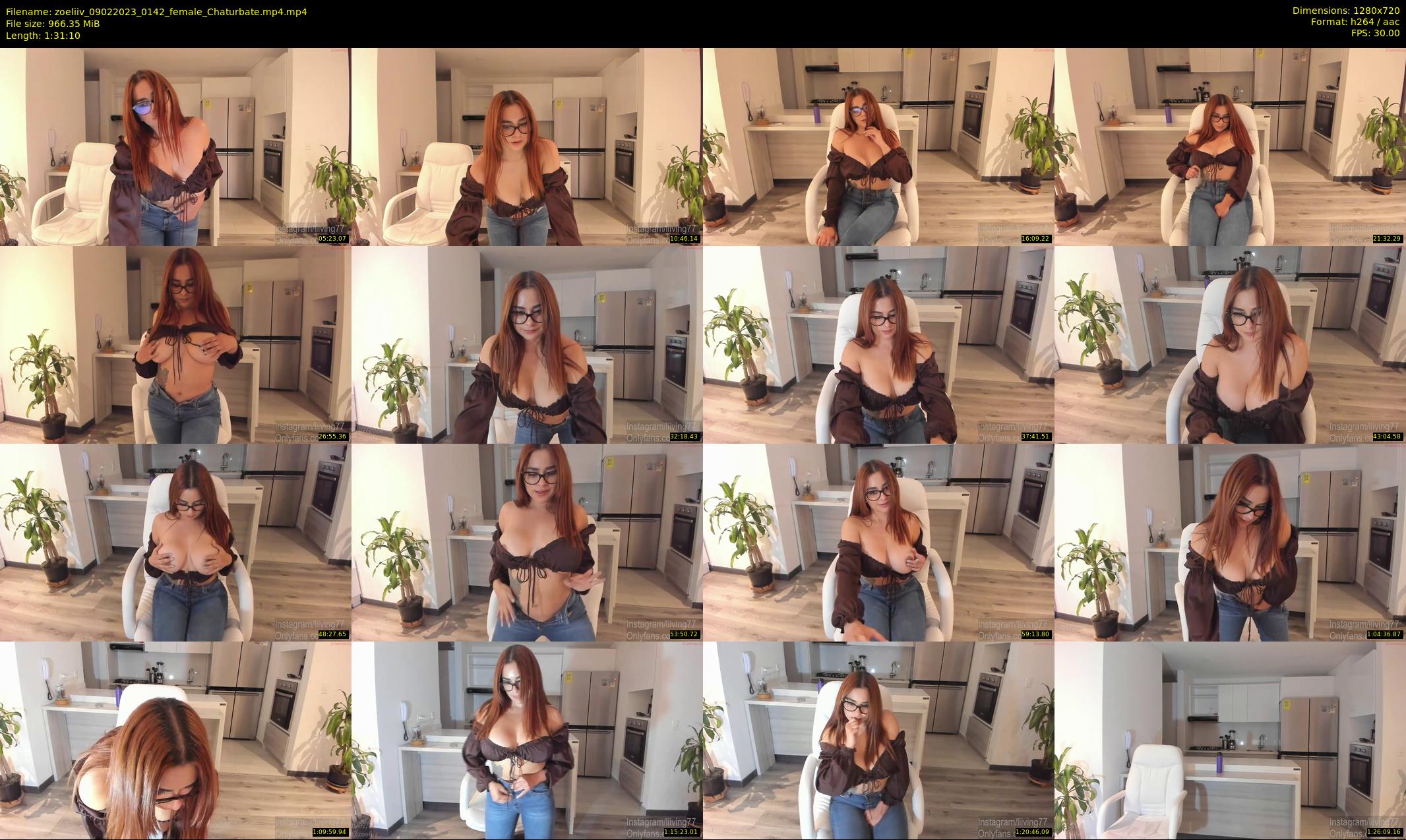 zoeliiv — 92 minute Chaturbate female cam show recording, 720p, Feb 9, 2023