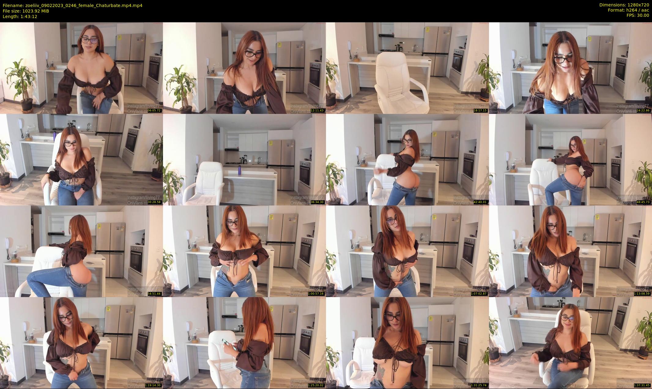 zoeliiv — 104 minute Chaturbate female cam show recording, 720p, Feb 9, 2023