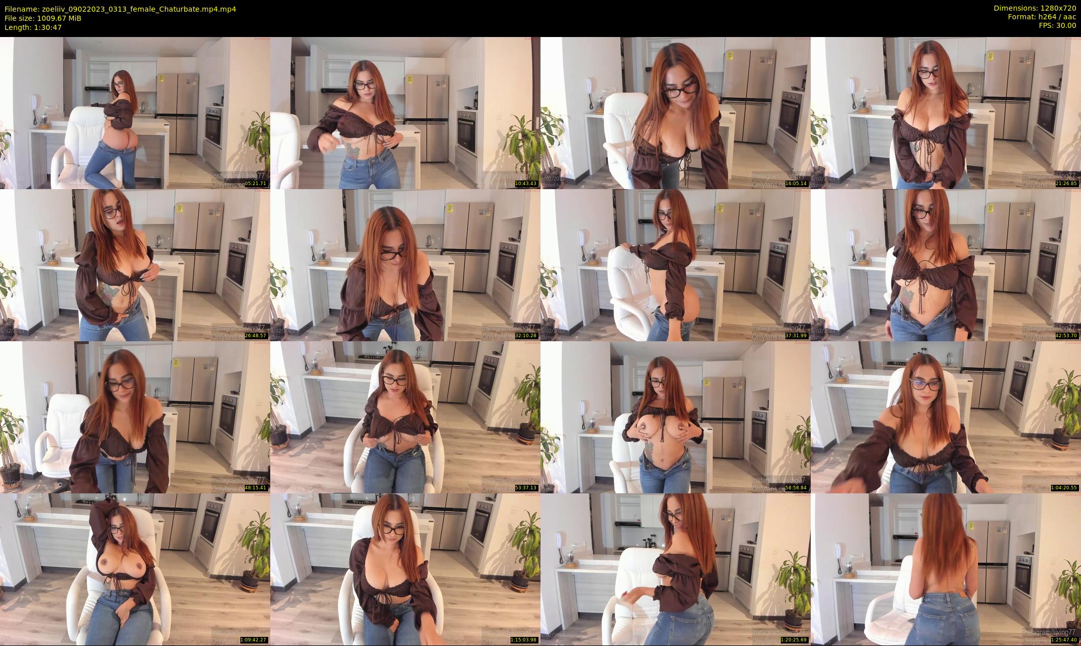 zoeliiv — 91 minute Chaturbate female cam show recording, 720p, Feb 9, 2023