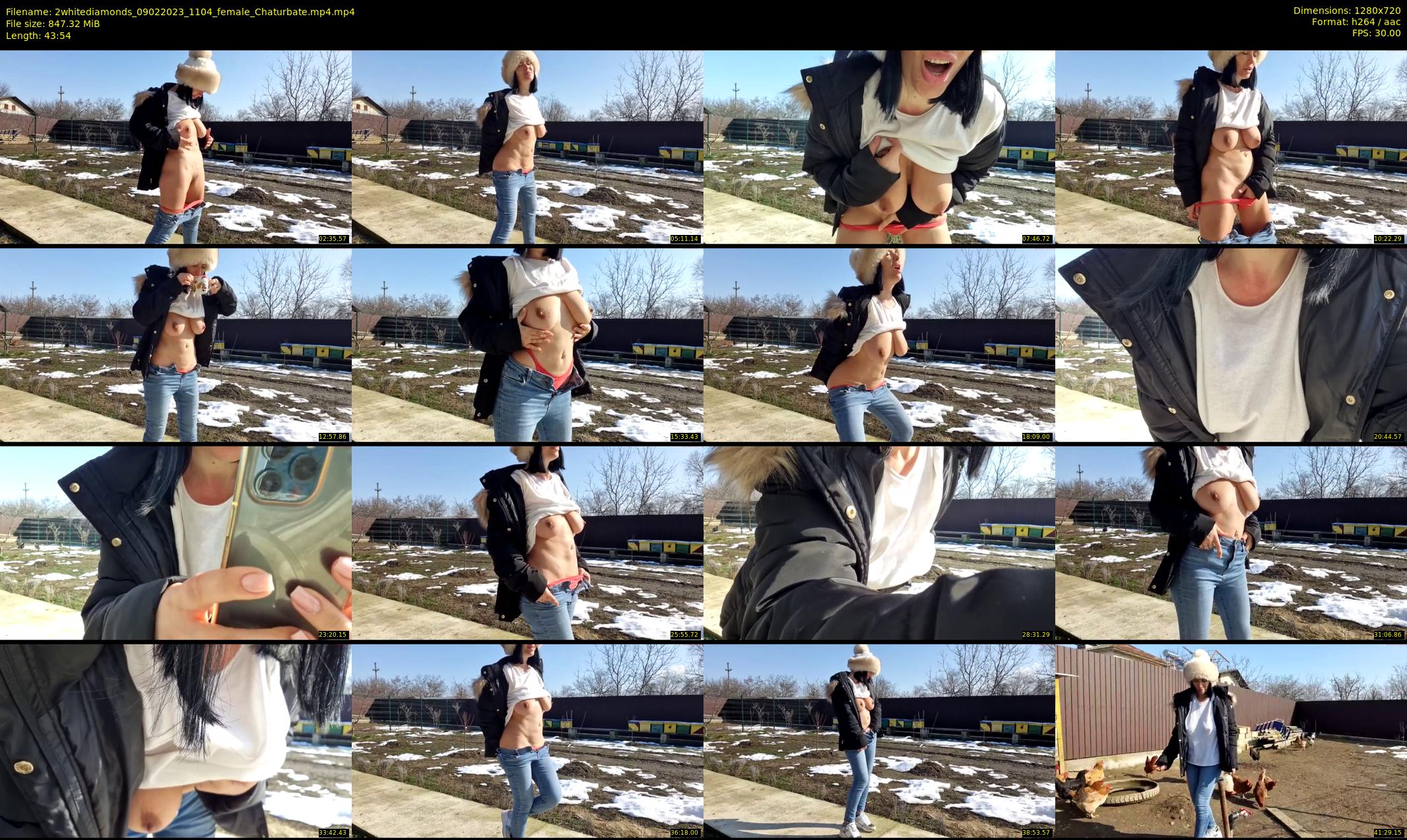 2whitediamonds — 44 minute Chaturbate couple cam show recording, 720p, Feb 9, 2023