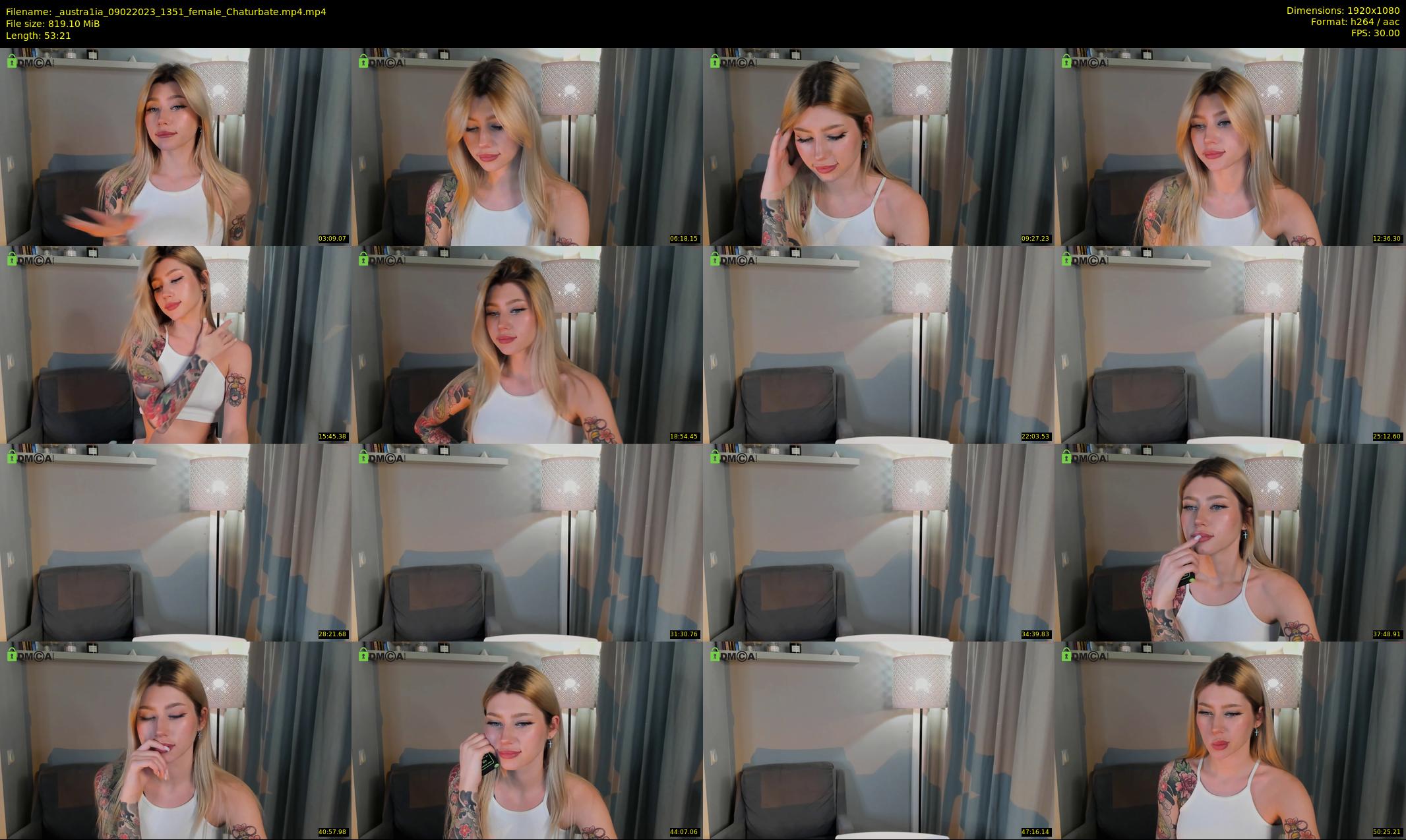 _austra1ia — 54 minute Chaturbate female cam show recording, 1080p, Feb 9, 2023