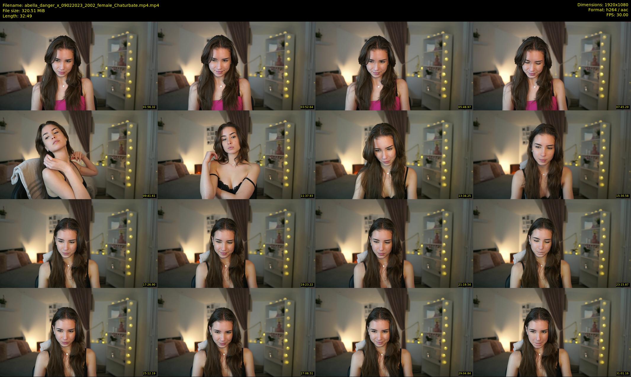 abella_danger_x — 33 minute Chaturbate female cam show recording, 1080p, Feb 9, 2023