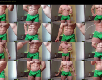 adam_muscle_ — 54 minute Chaturbate male cam show recording, 1080p, Feb 9, 2023