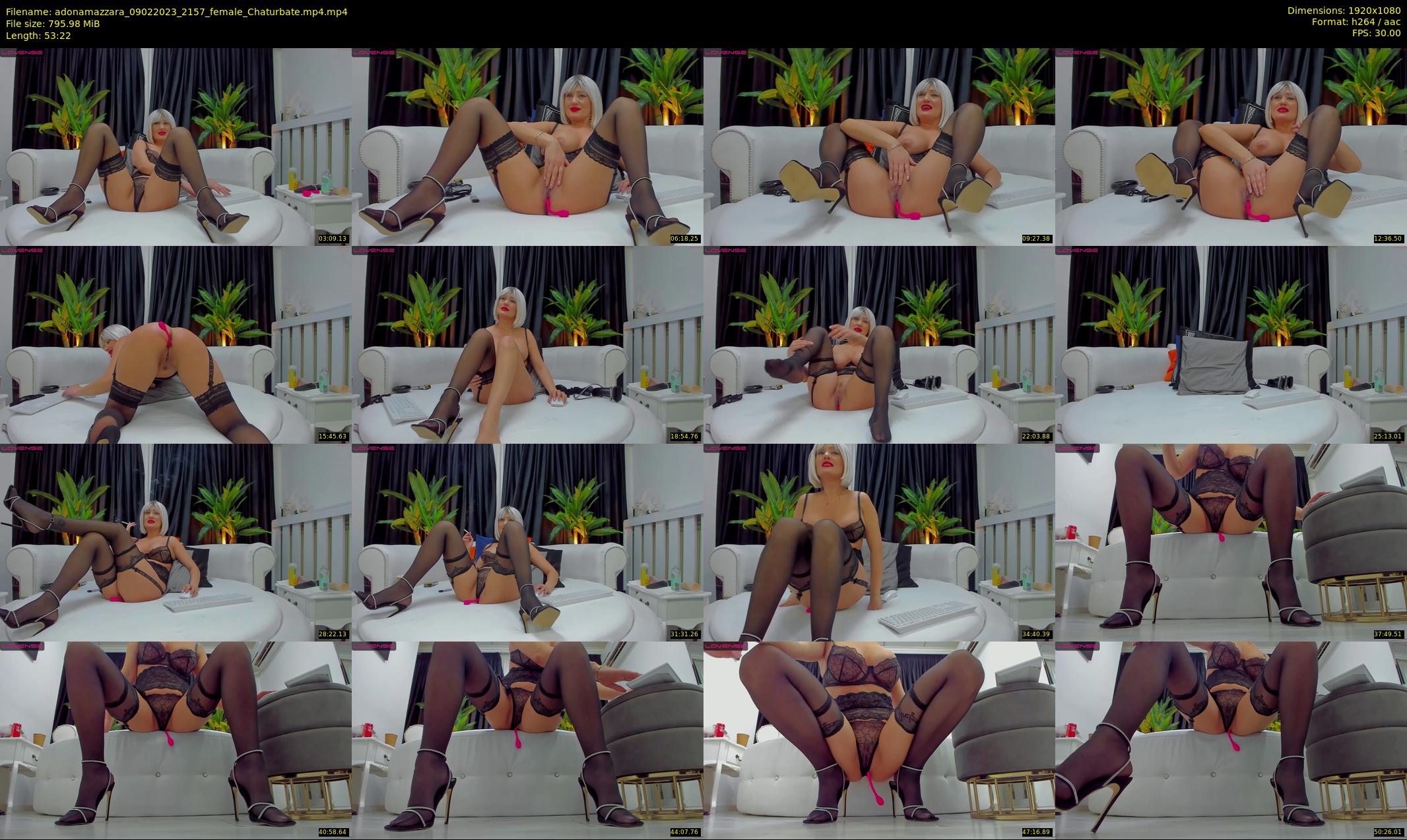 adonamazzara — 54 minute Chaturbate female cam show recording, 1080p, Feb 9, 2023
