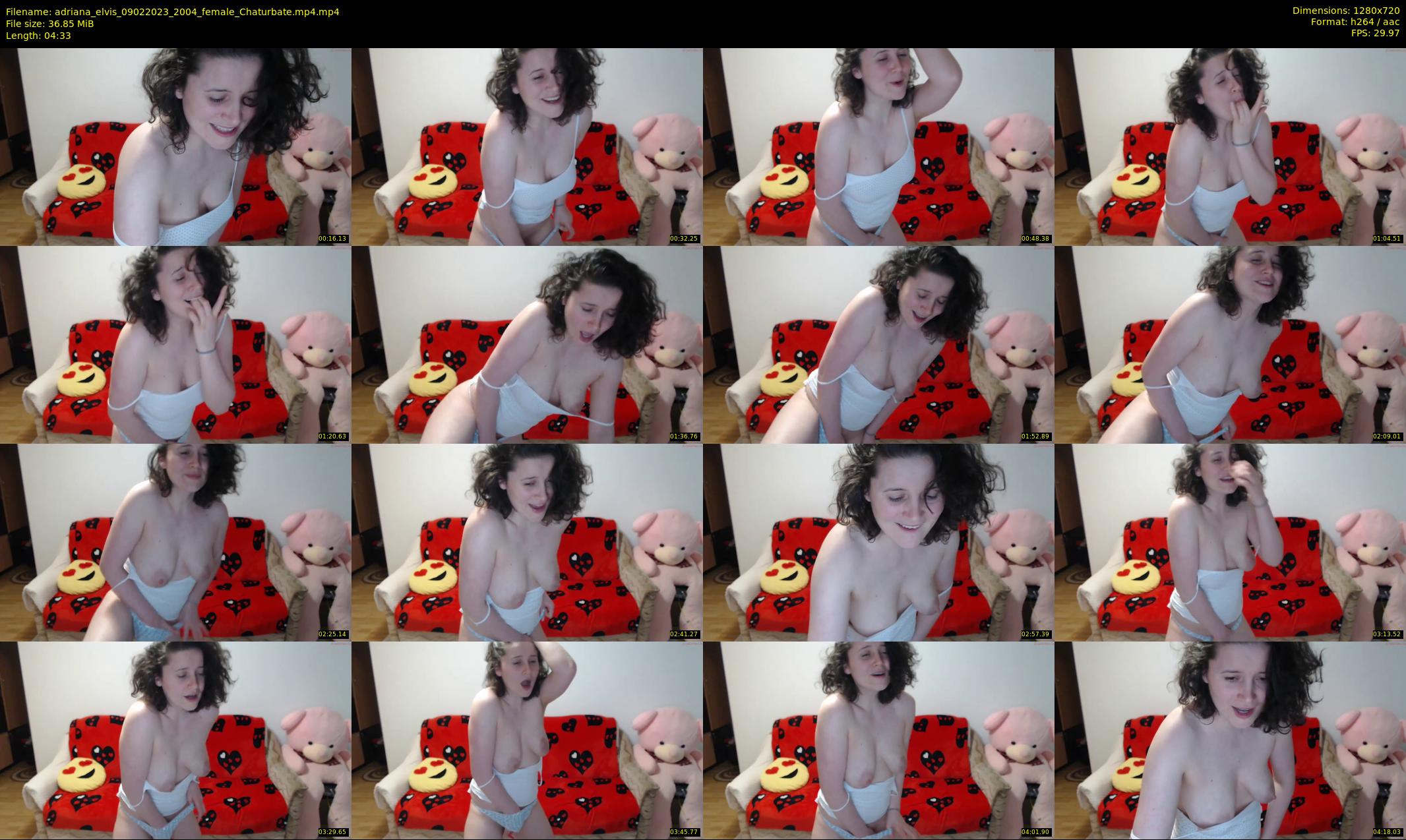 adriana_elvis — 5 minute Chaturbate couple cam show recording, 720p, Feb 9, 2023