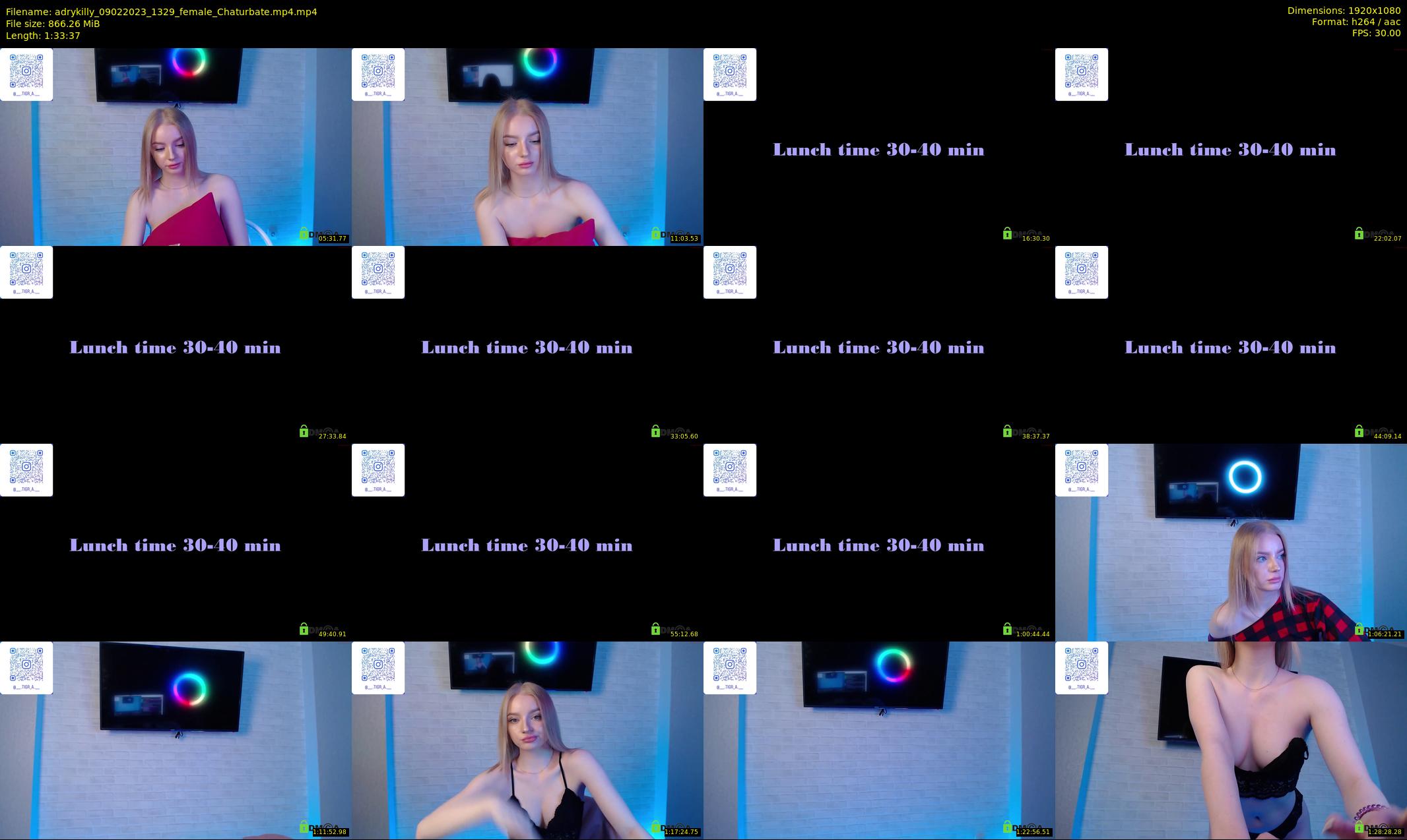 adrykilly — 94 minute Chaturbate female cam show recording, 1080p, Feb 9, 2023