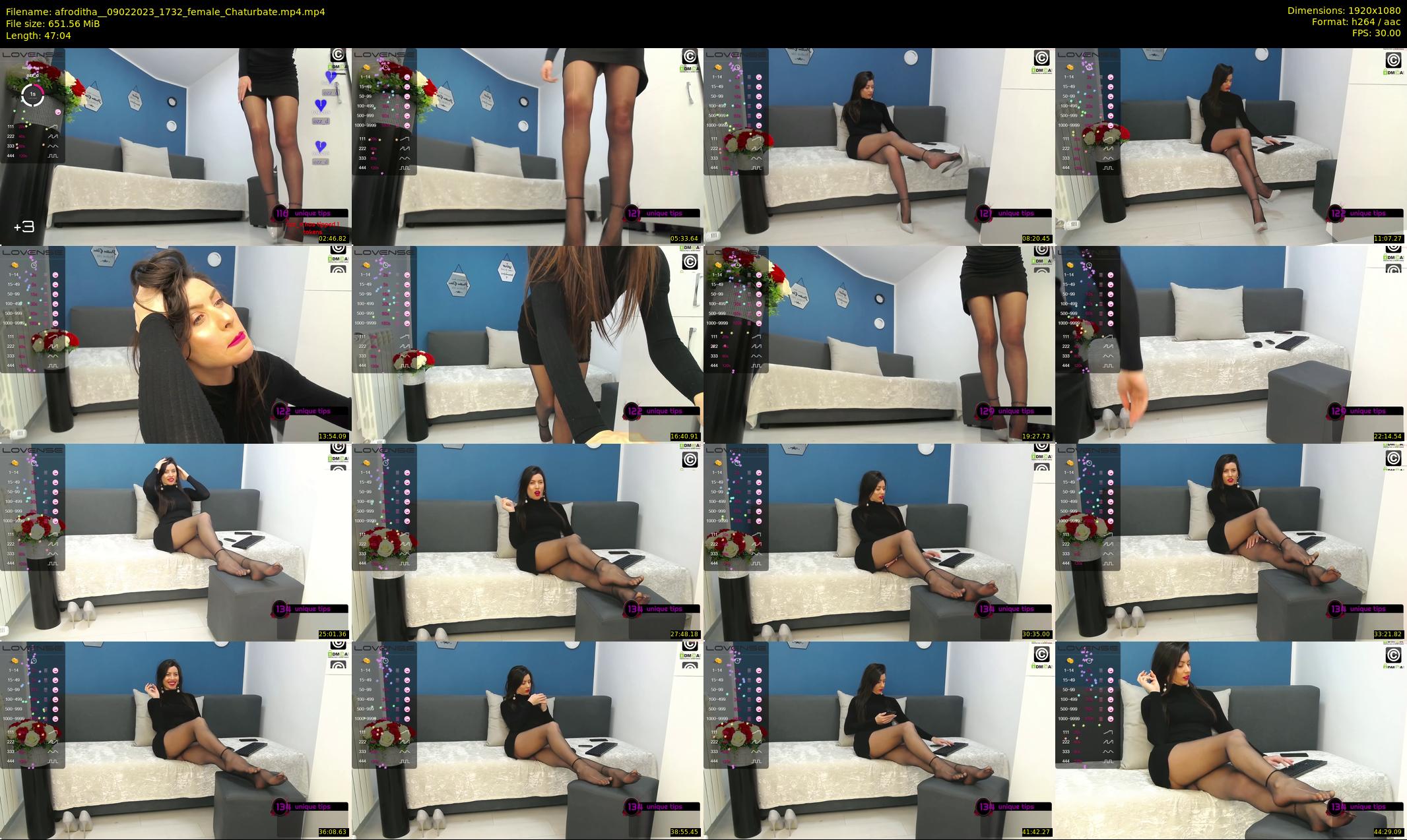 afroditha_ — 48 minute Chaturbate female cam show recording, 1080p, Feb 9, 2023