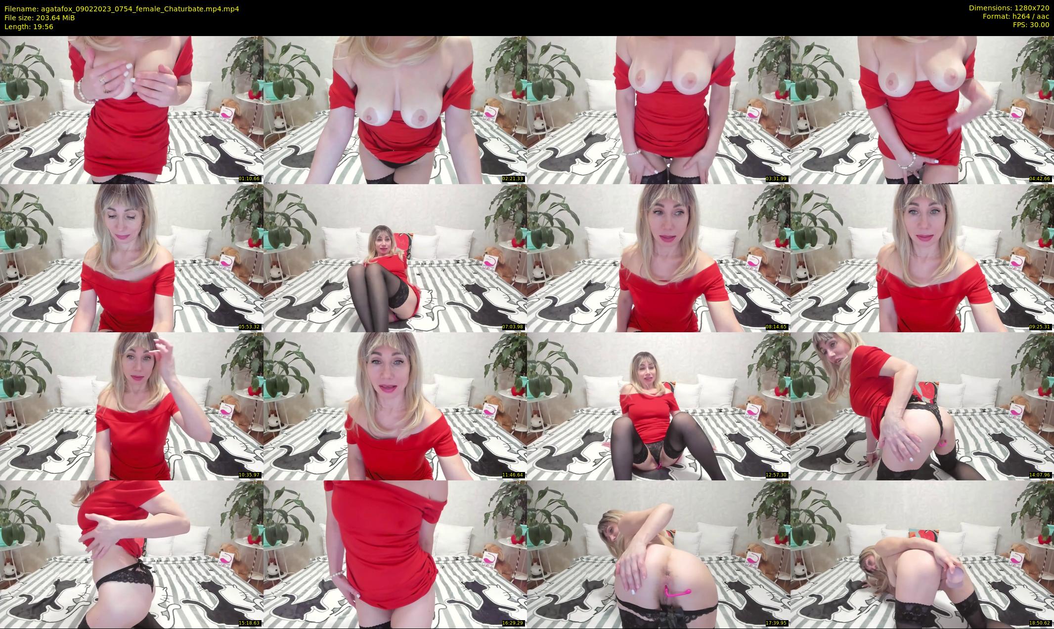 agatafox — 20 minute Chaturbate female cam show recording, 720p, Feb 9, 2023