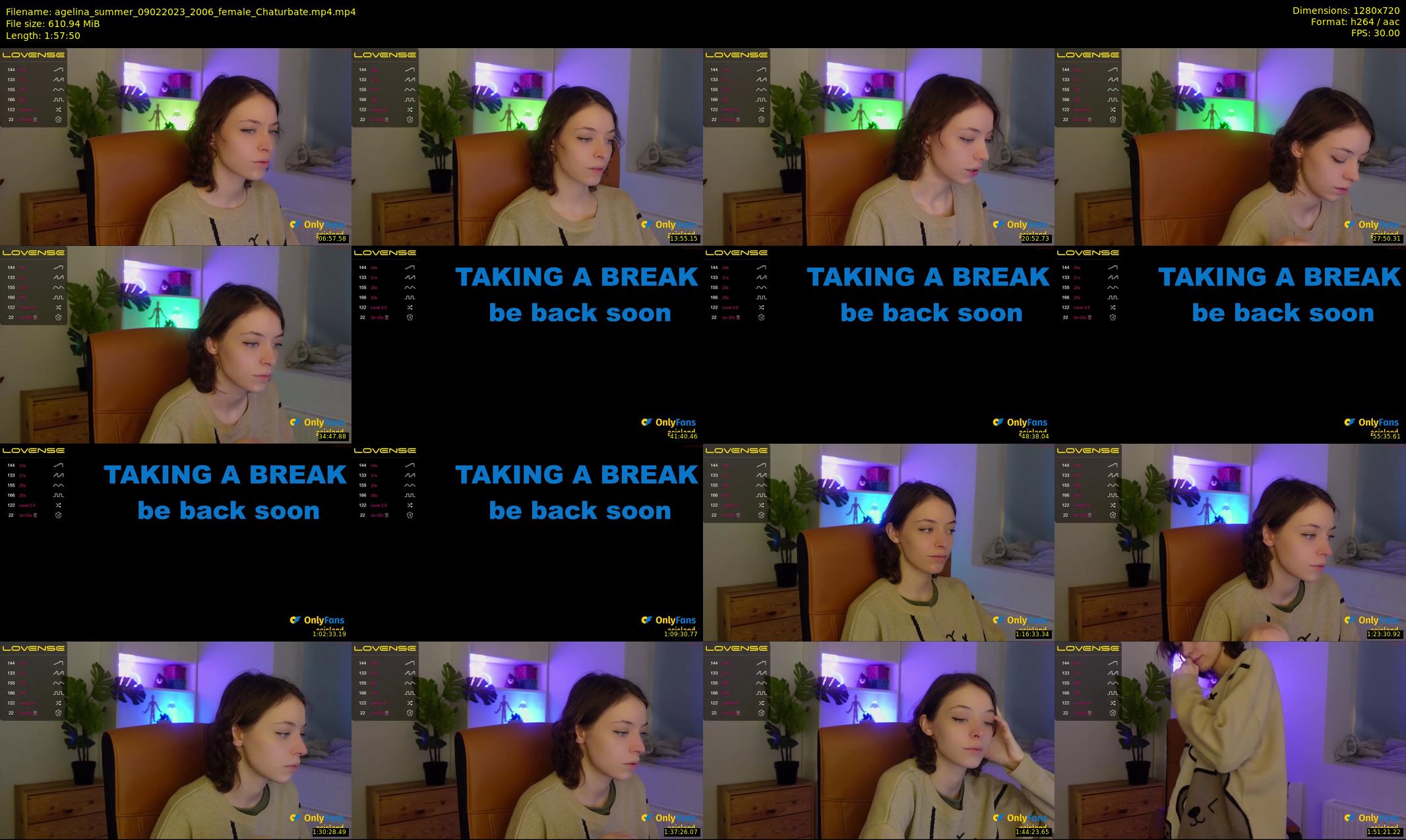 agelina_summer — 118 minute Chaturbate female cam show recording, 720p, Feb 9, 2023