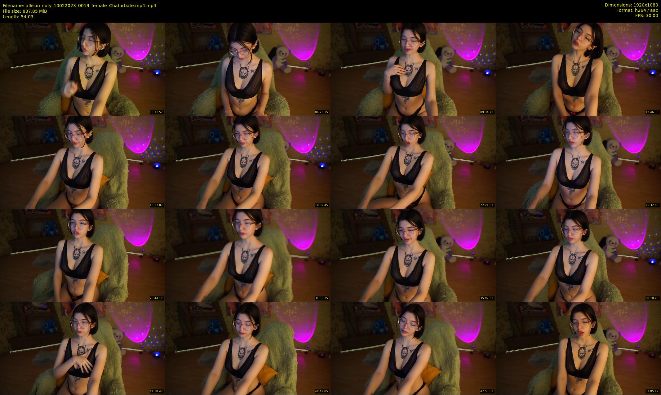 allison_cuty — 55 minute Chaturbate female cam show recording, 1080p, Feb 10, 2023
