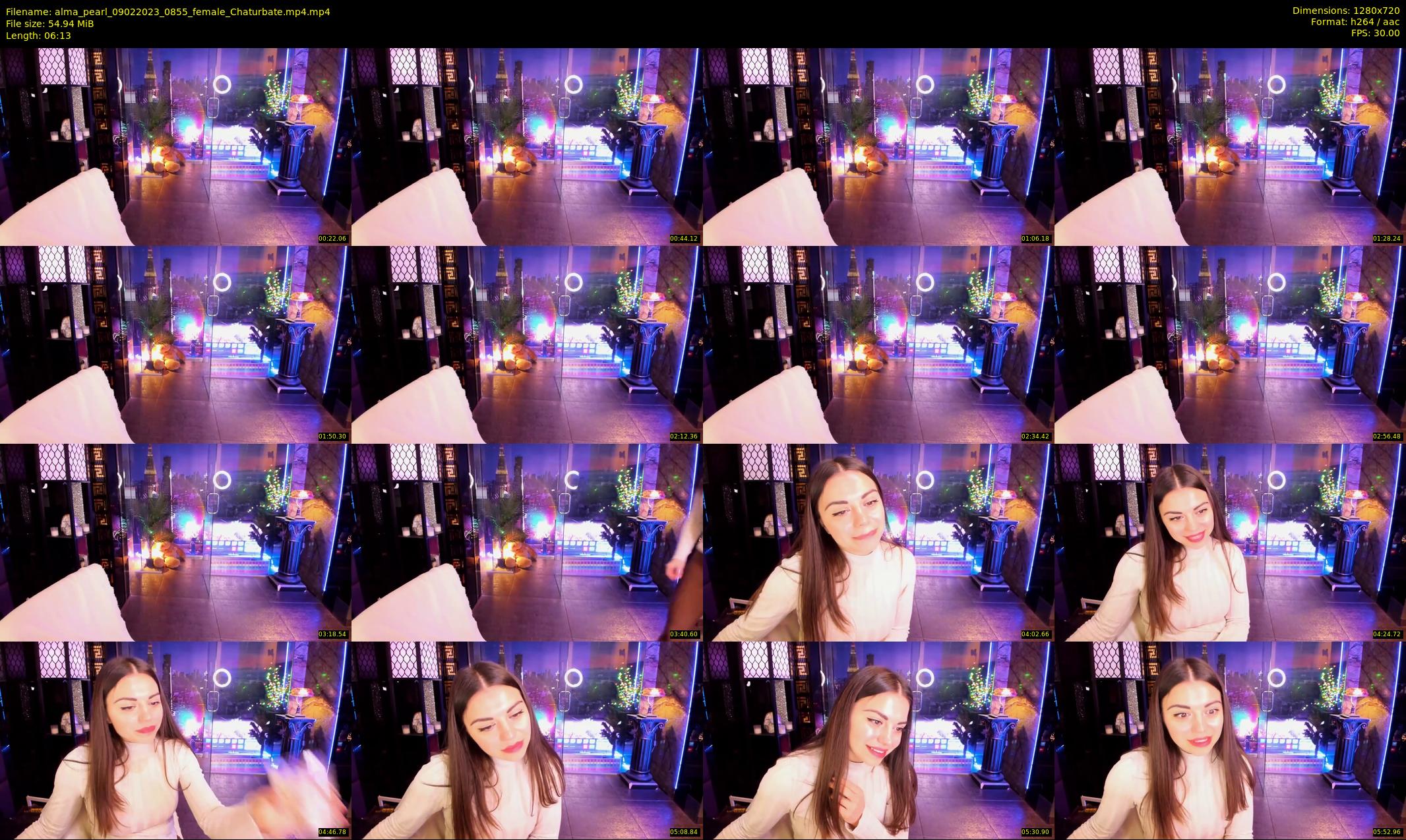 alma_pearl — 7 minute Chaturbate female cam show recording, 720p, Feb 9, 2023