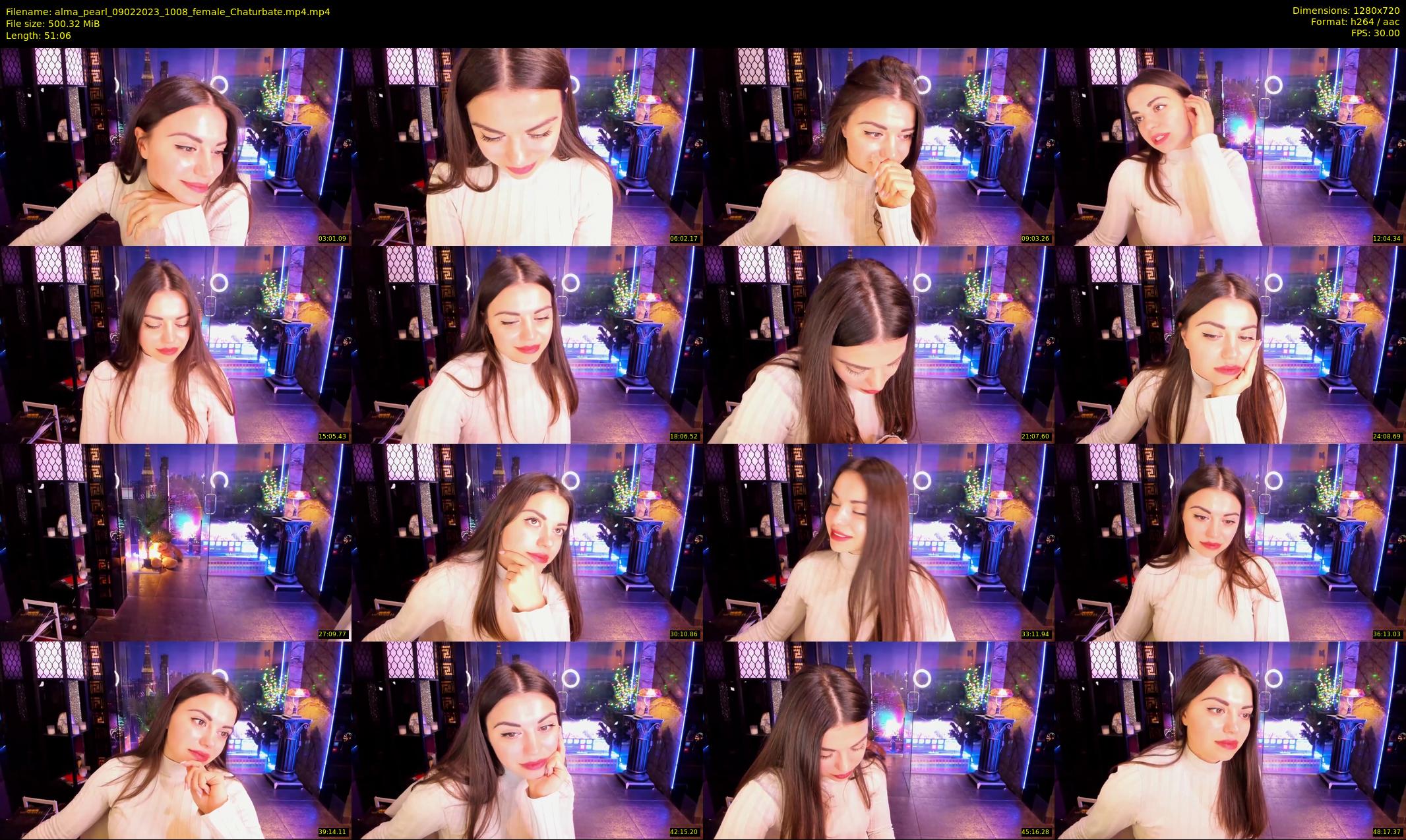 alma_pearl — 52 minute Chaturbate female cam show recording, 720p, Feb 9, 2023
