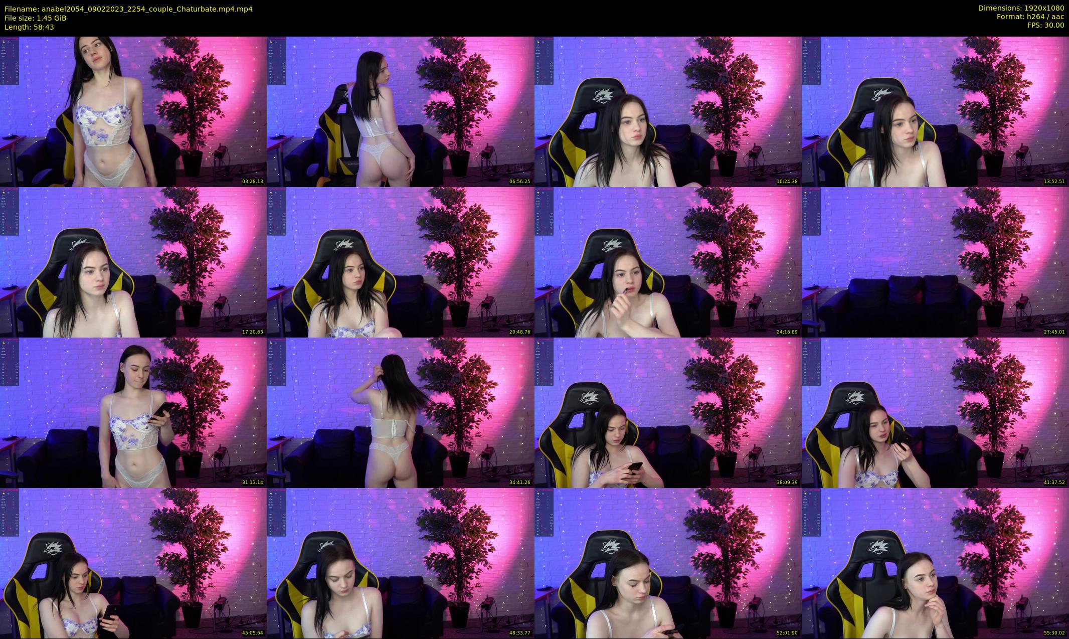anabel2054 — 59 minute Chaturbate female cam show recording, 1080p, Feb 9, 2023